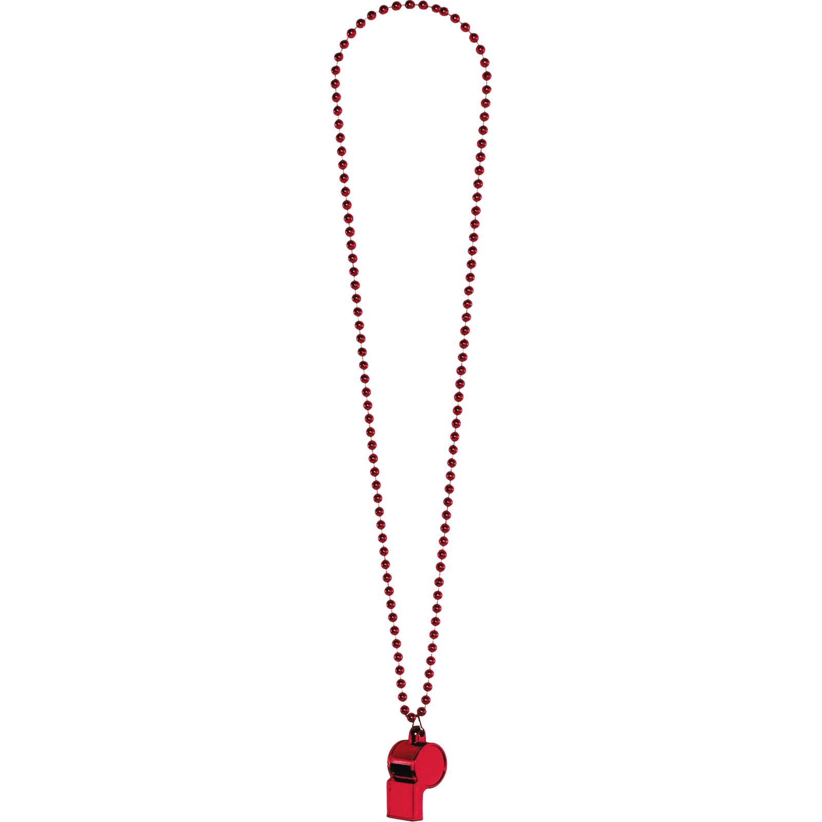 Red Necklace Whistle