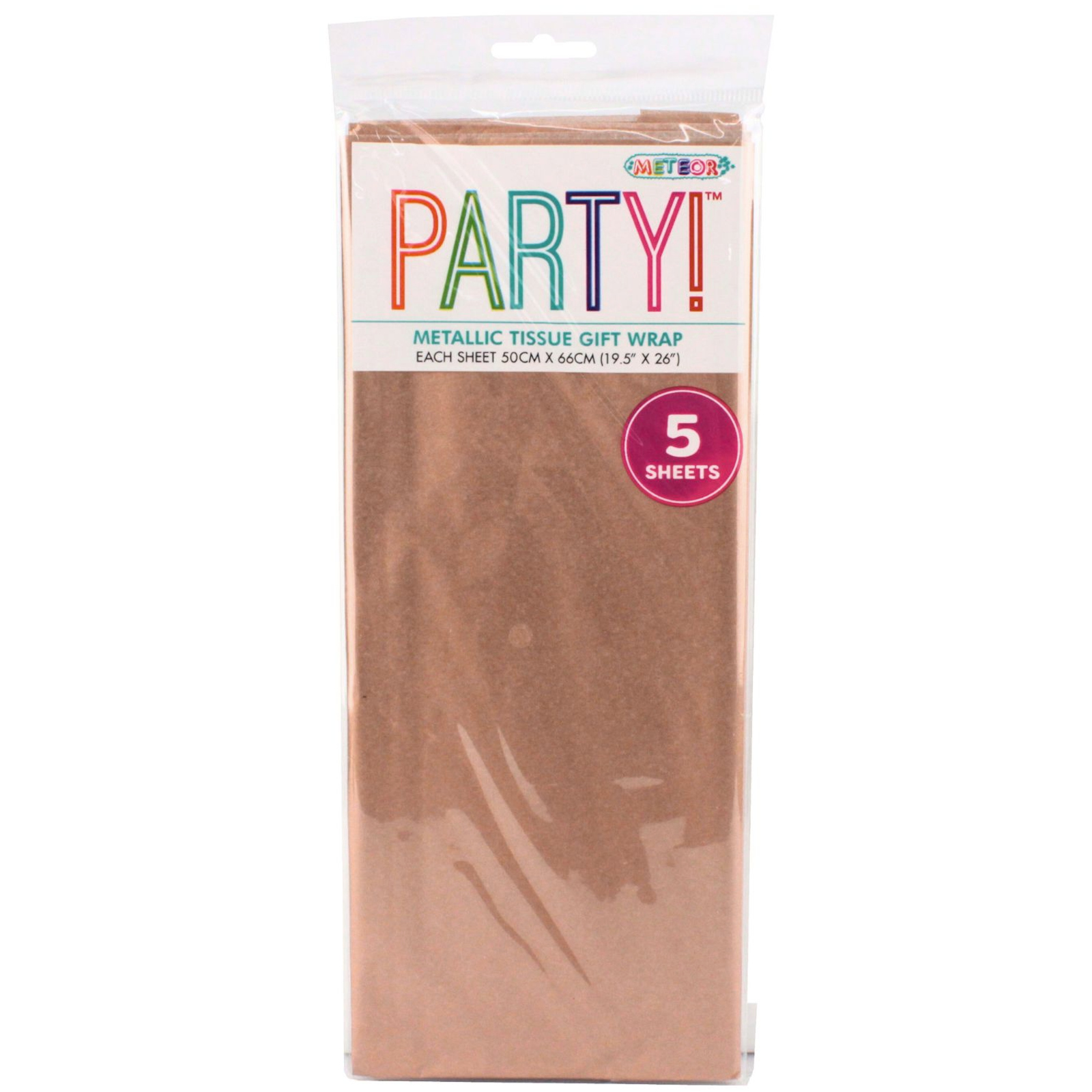 Metallic Rose Gold Tissue Paper (10 Sheets)