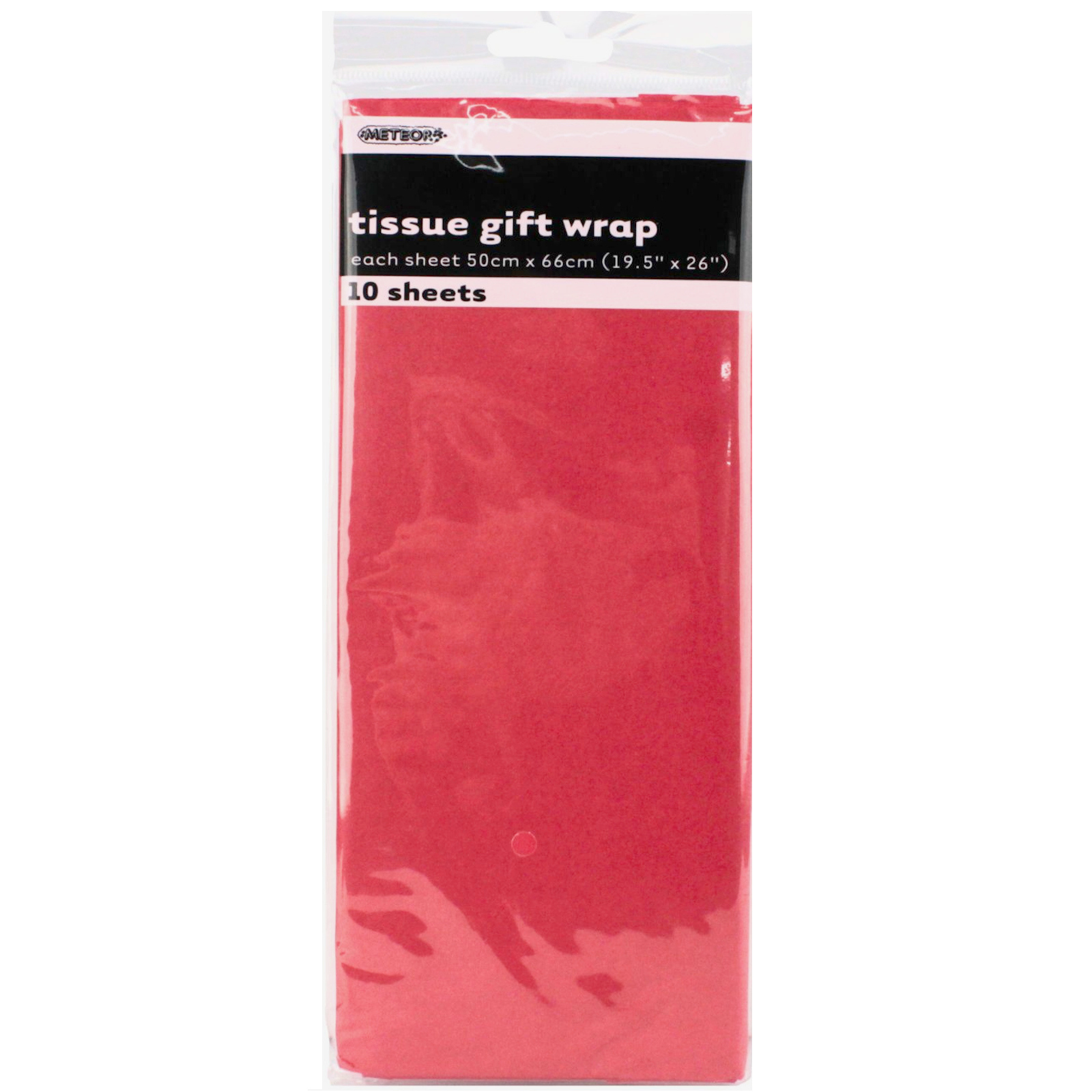 Bright Red Tissue Paper (10 Sheets)
