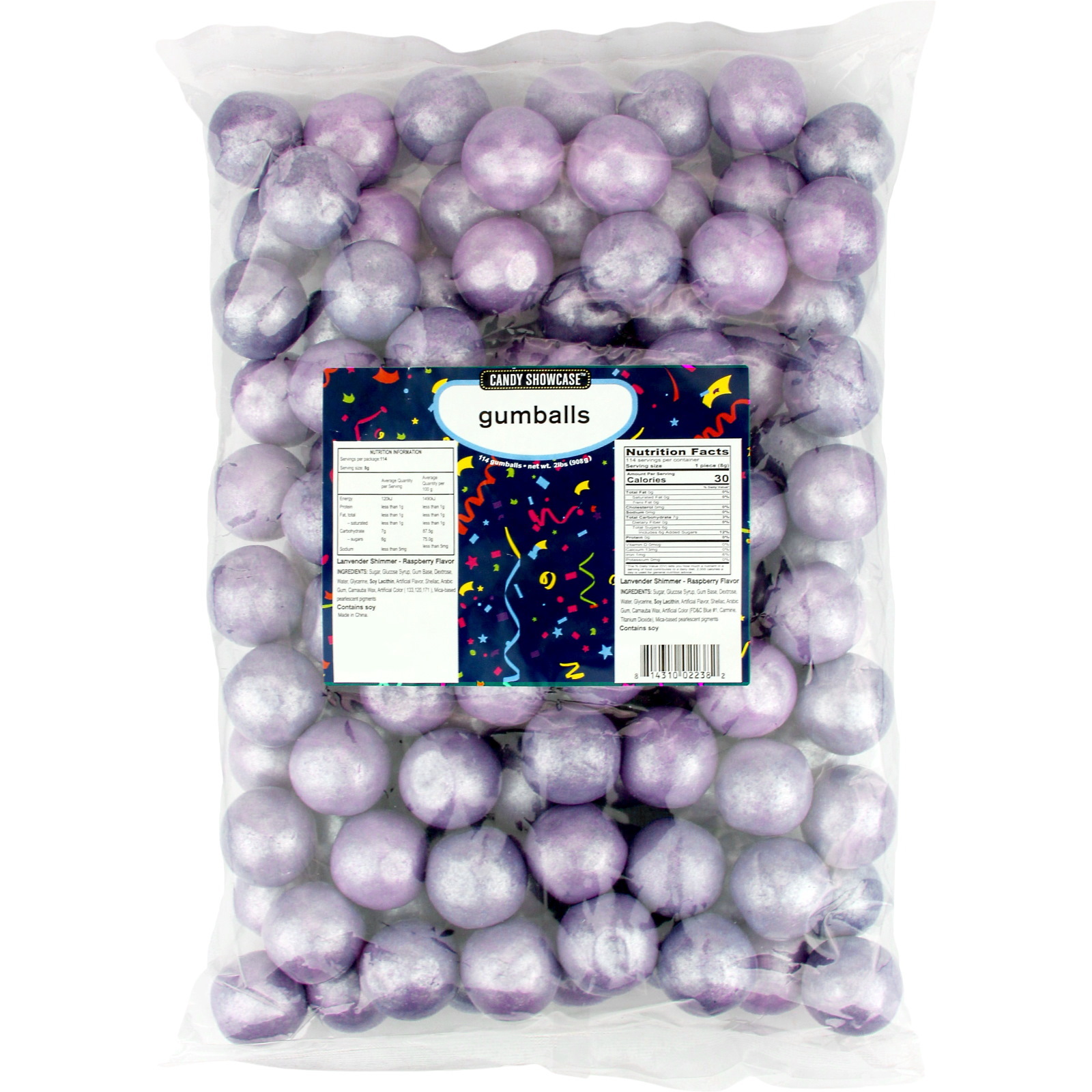 Purple Shimmer Gumballs (1kg)