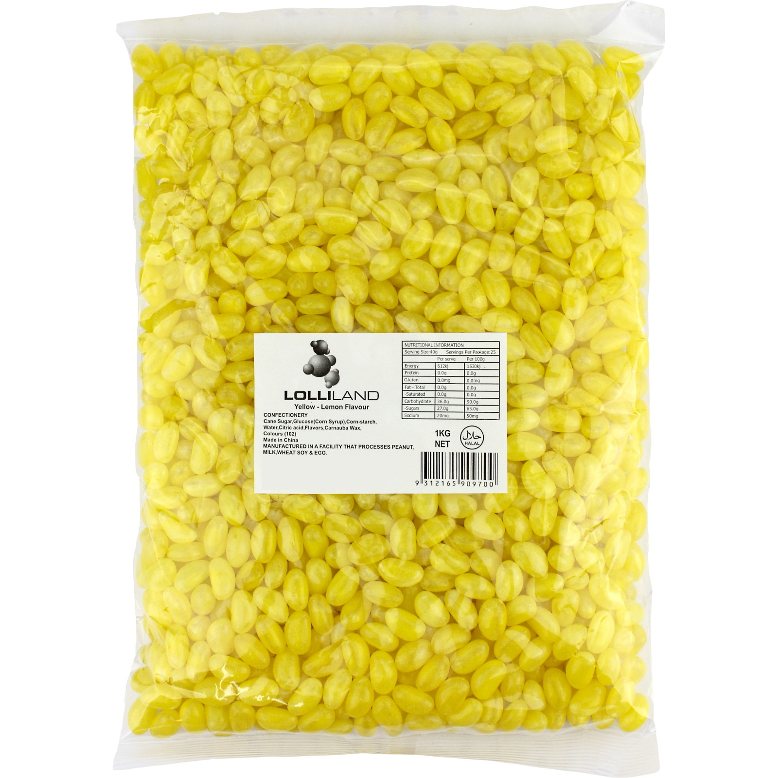 Yellow Jelly Beans (1kg)