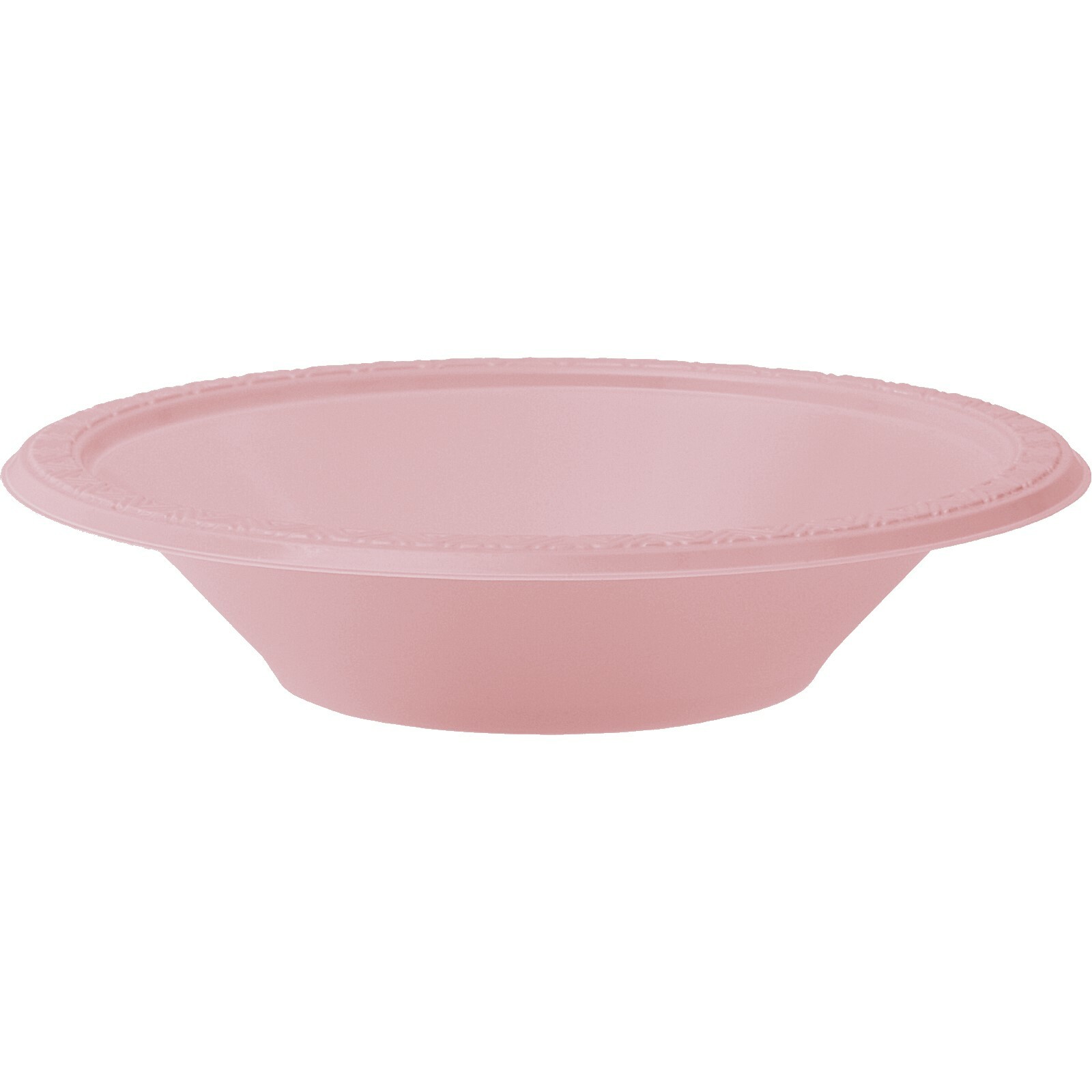 Light Pink Plastic Bowls (Pack of 8)