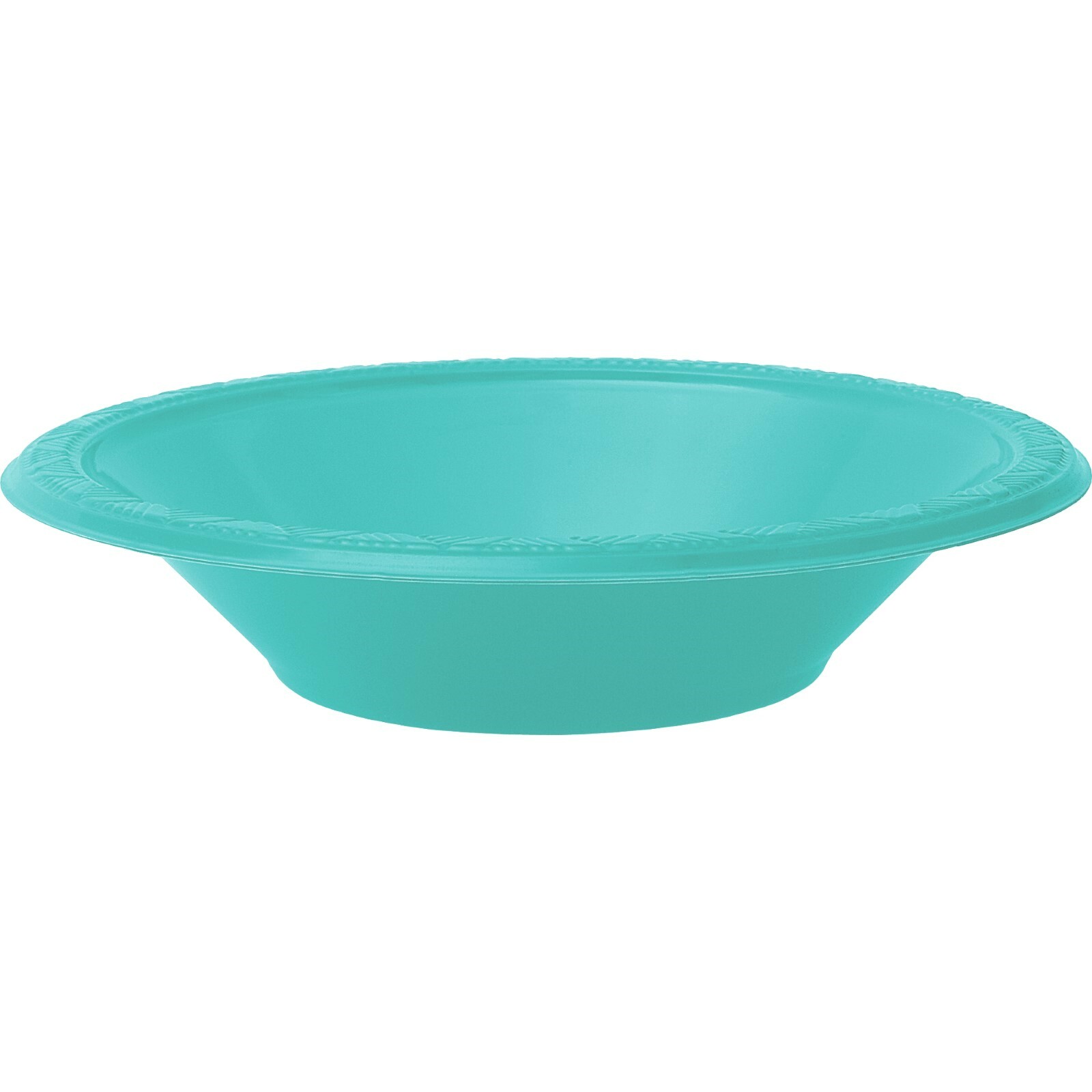 Teal Plastic Bowls (Pack of 8)