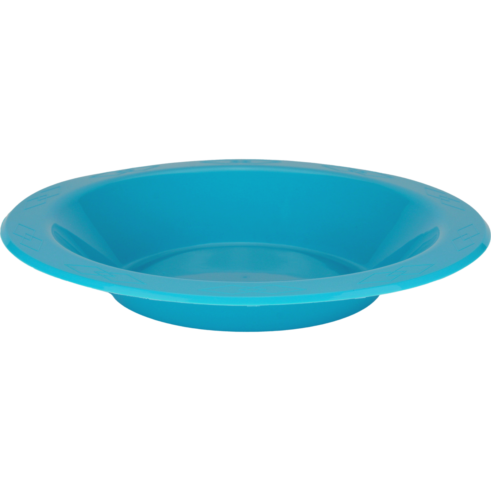 Azure Blue18cm Plastic Reusable Bowls (Pack of 25)