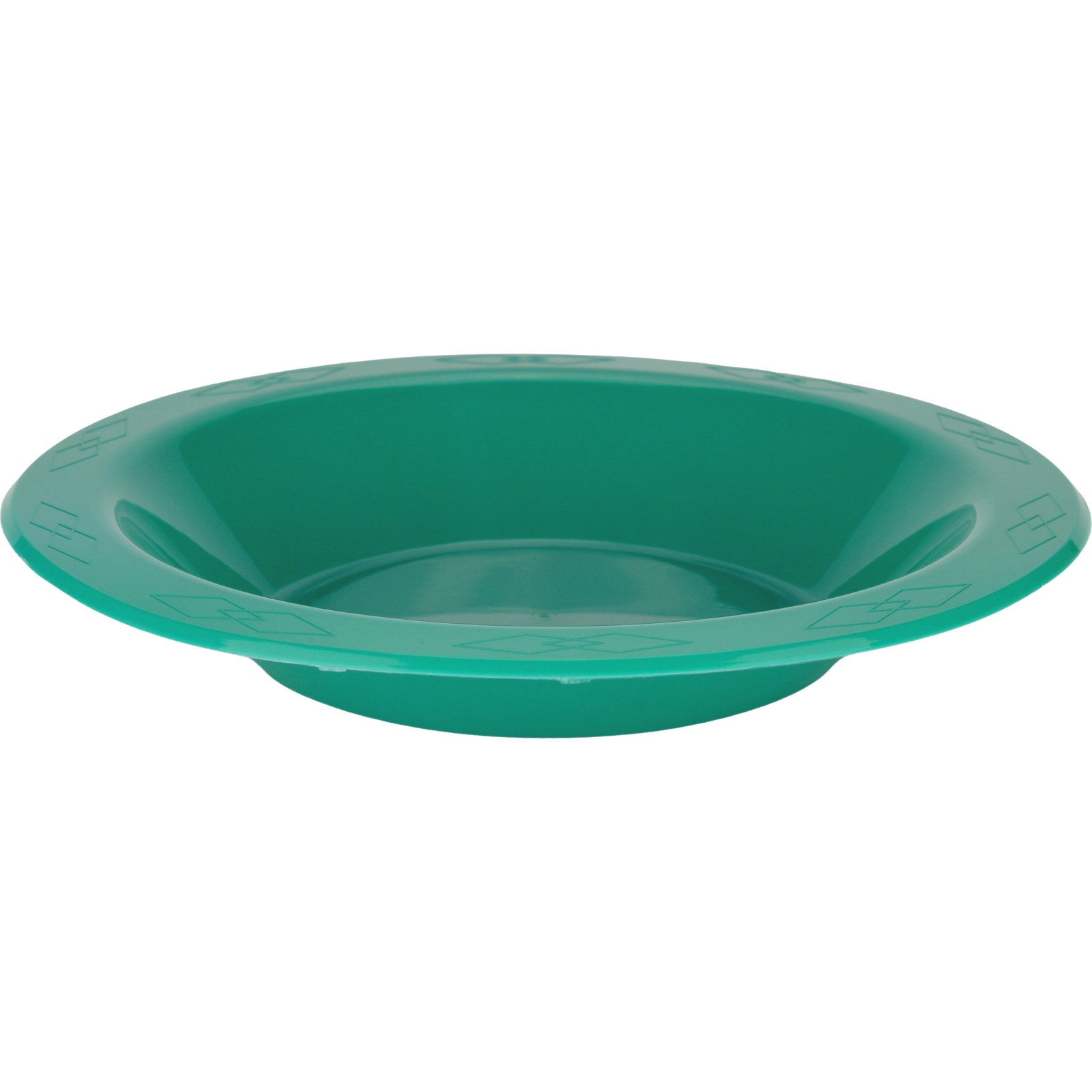 Jade Green 18cm Plastic Reusable Bowls (Pack of 20)