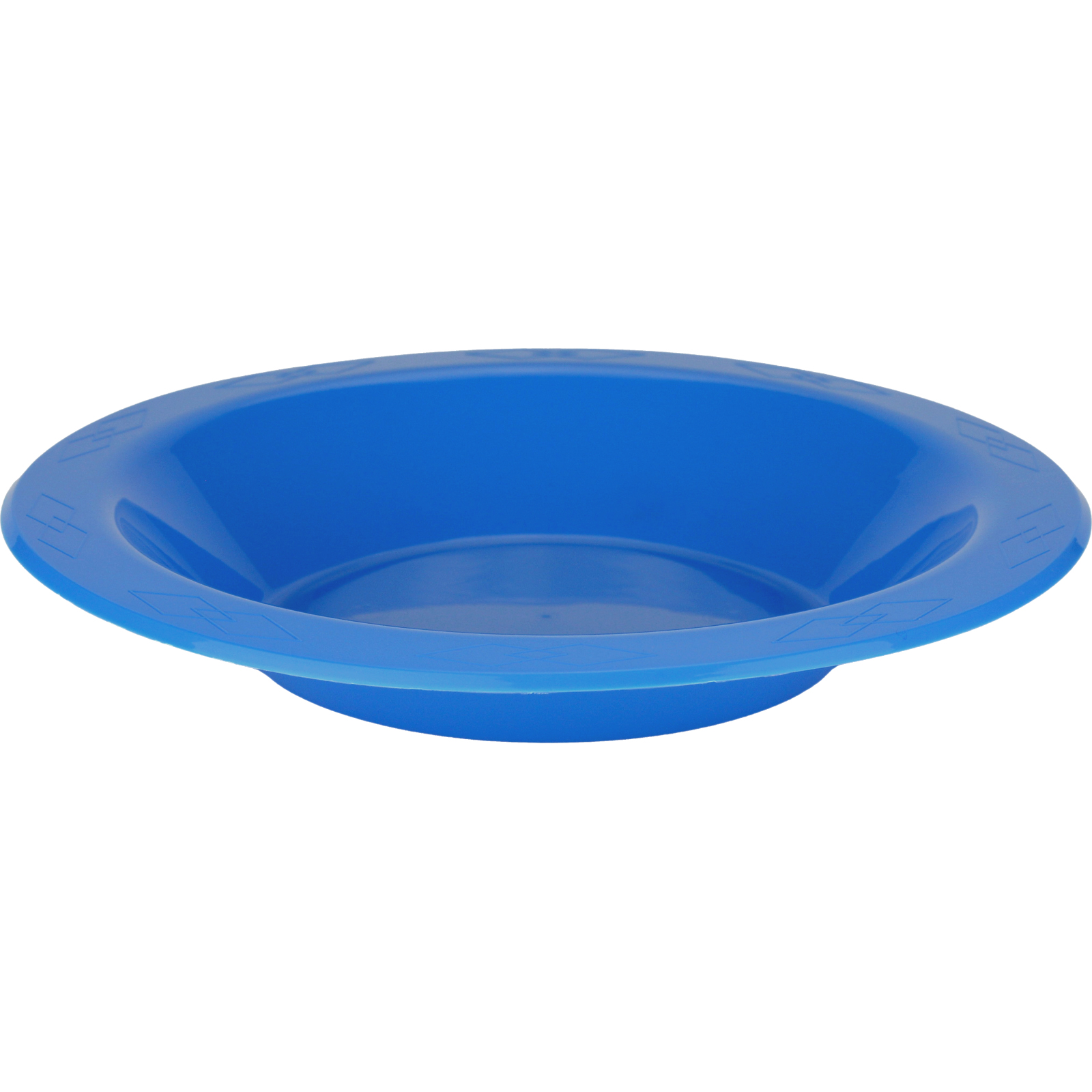 Fashion Royal Blue 18cm Plastic Reusable Bowls (Pack of 20)