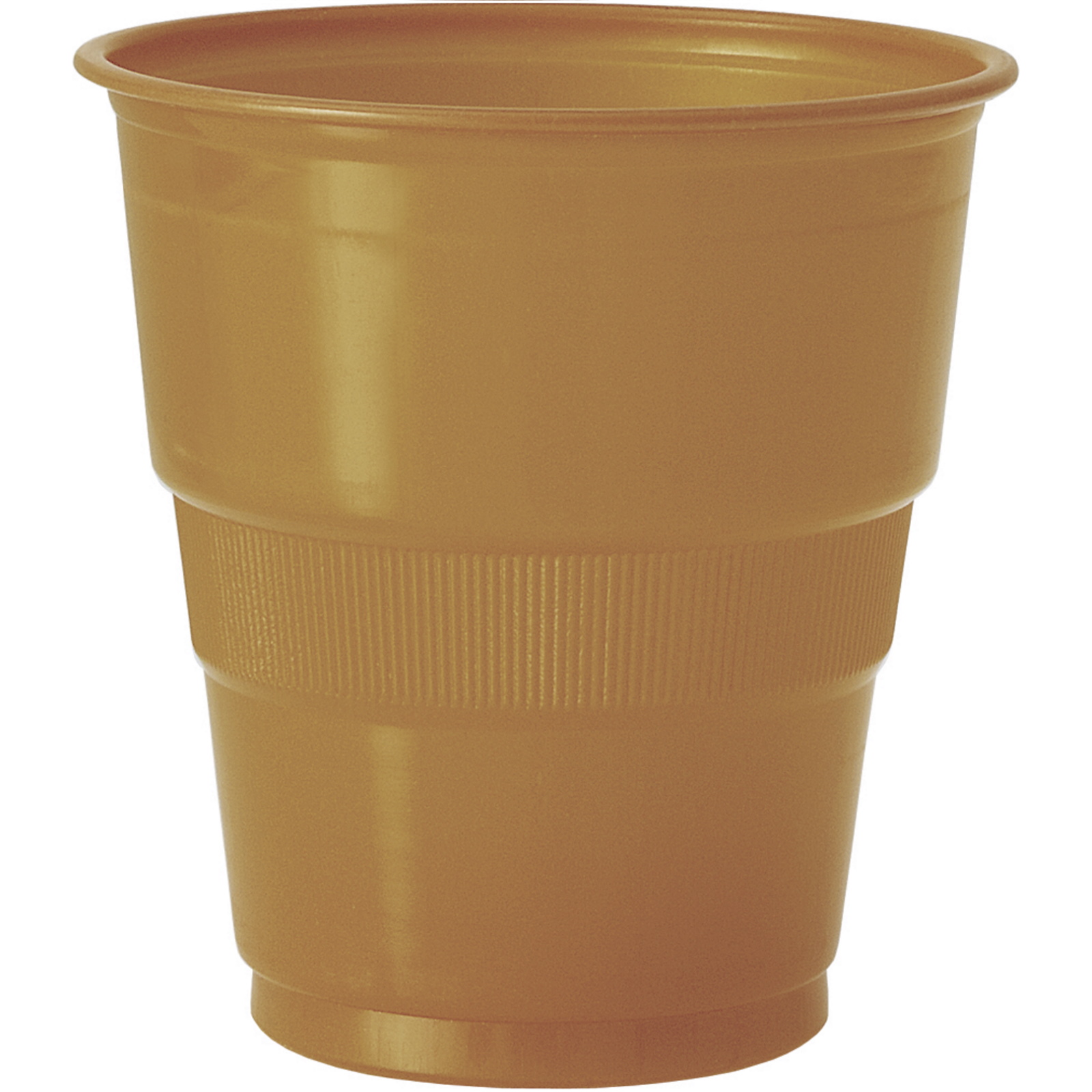 Gold Plastic Cups (Pack of 12)