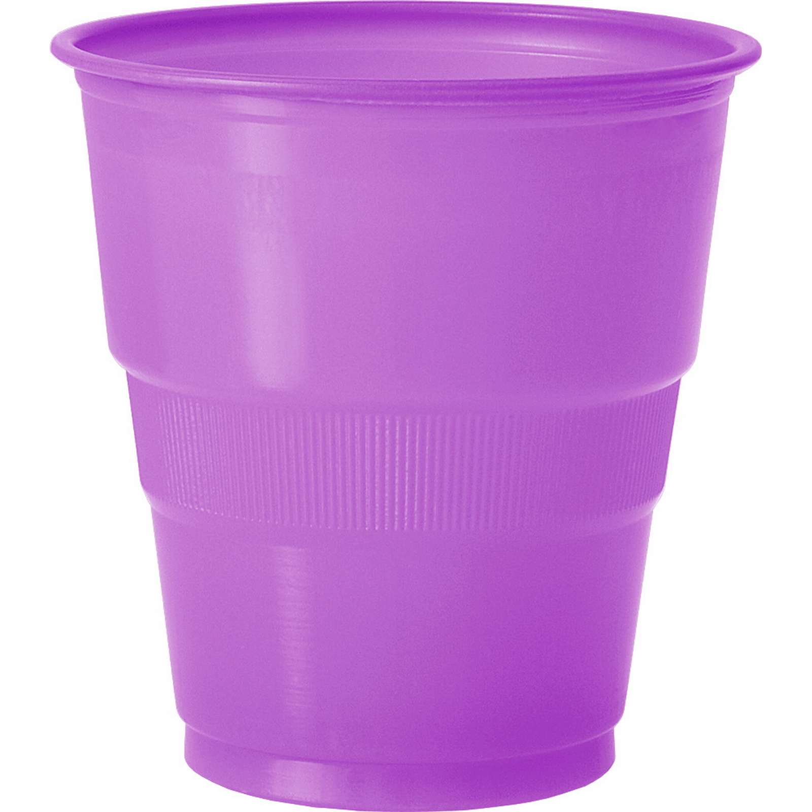 Violet Purple Plastic Cups (Pack of 12)