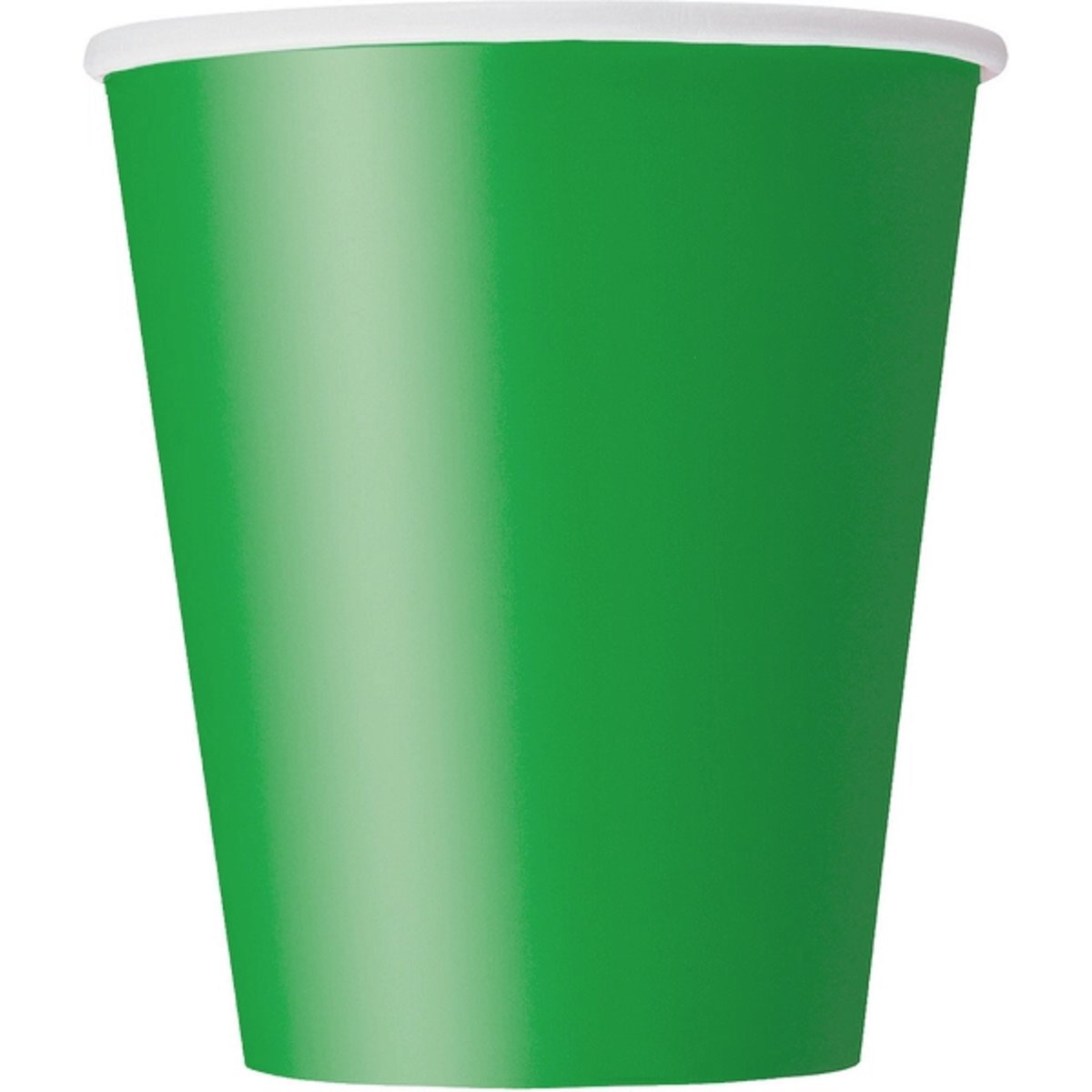 Green Paper Cups (Pack of 8) | Green Coloured Party Supplies | Coloured ...