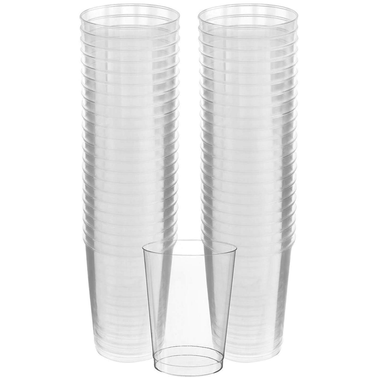 Clear Plastic Cups 295mls (Pack of 72)