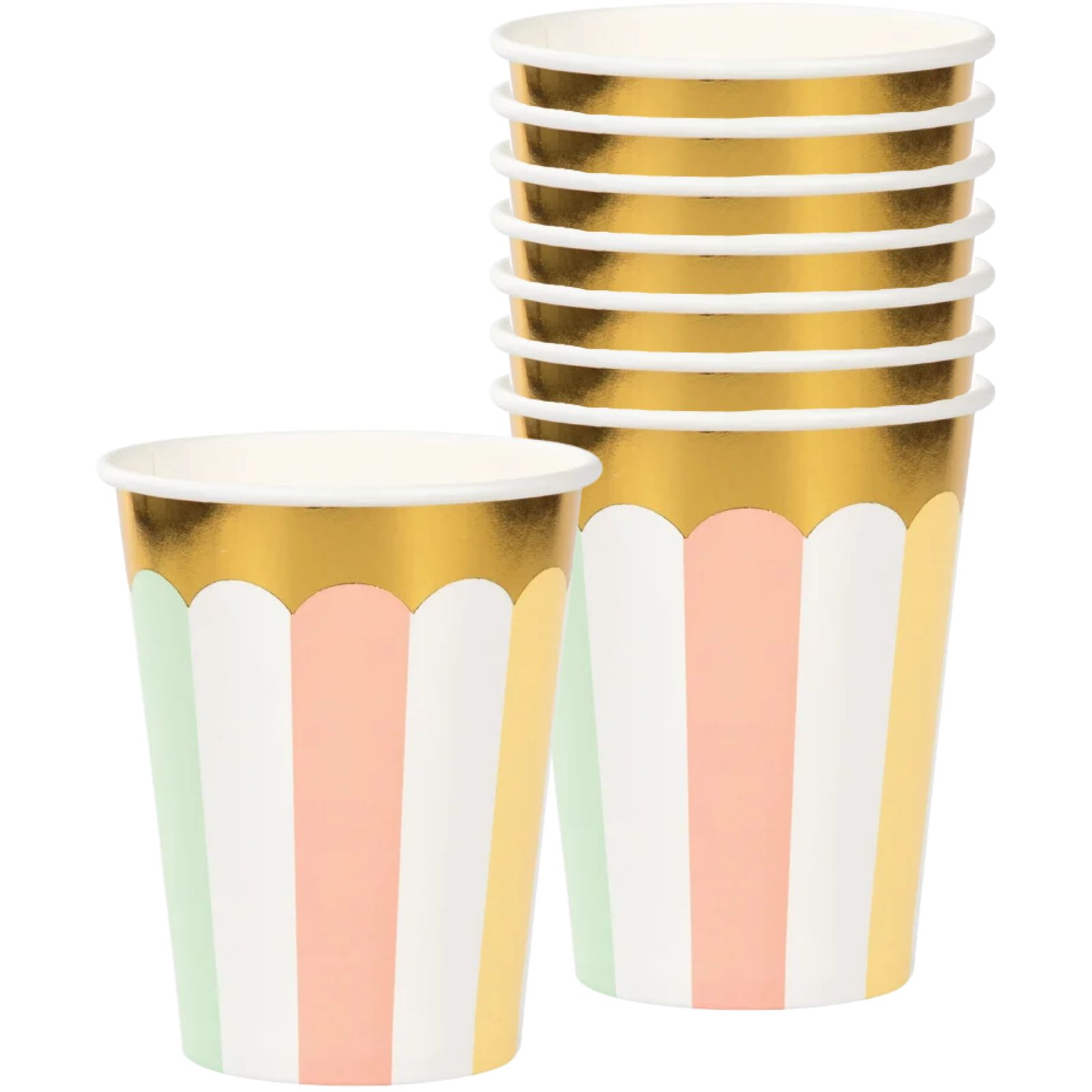 Pastel Celebrations Paper Cups (Pack of 8)