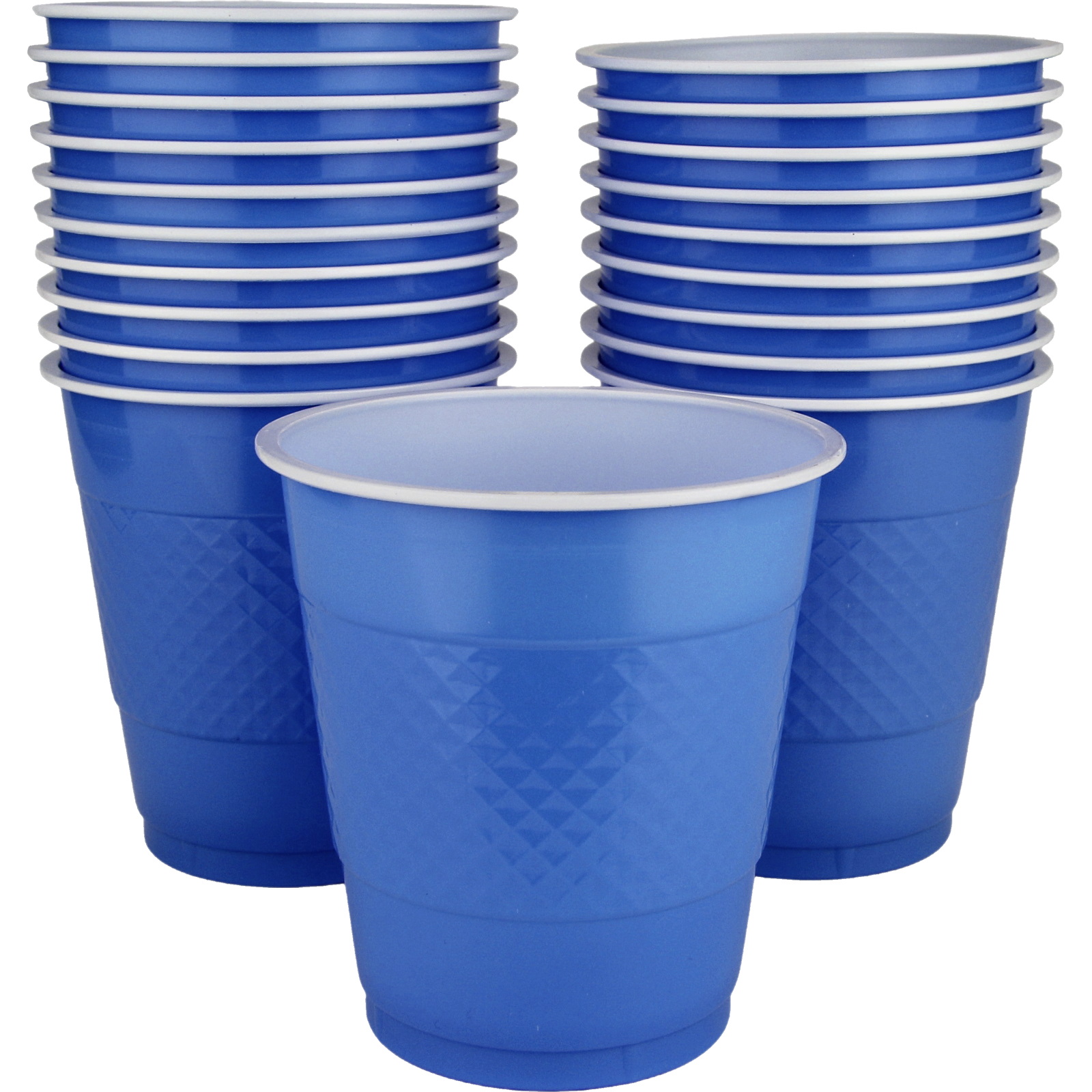 Bright Royal Blue 354ml Reusable Cups (Pack of 20)