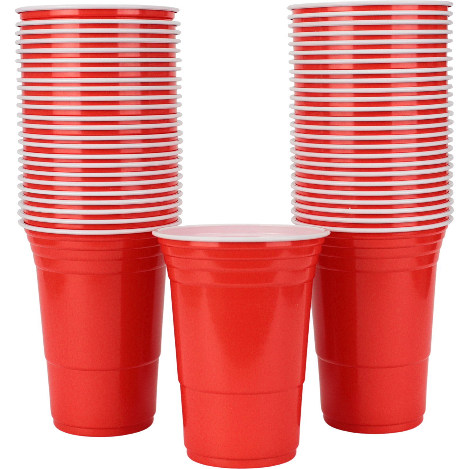Everyday Party Bright Red American Cups 450ml (Pack of 50)