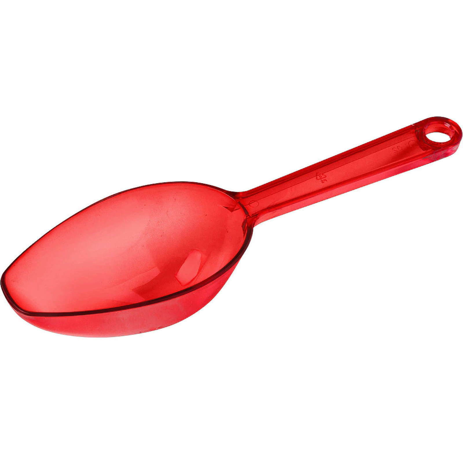 Red Plastic Lolly Scoop