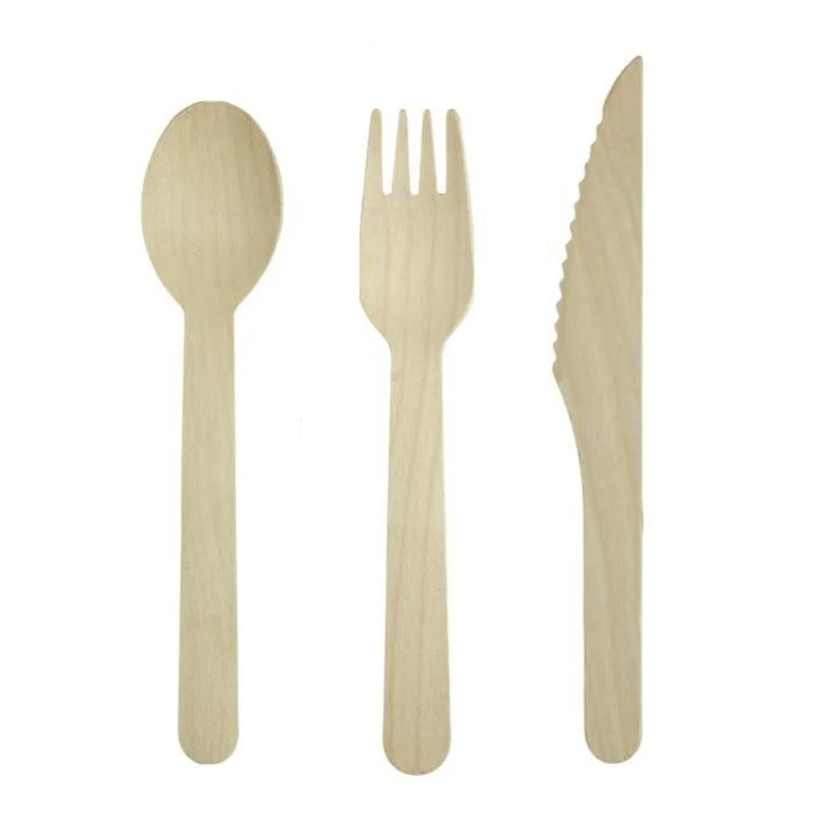 Wooden Cutlery Set (30 Piece)