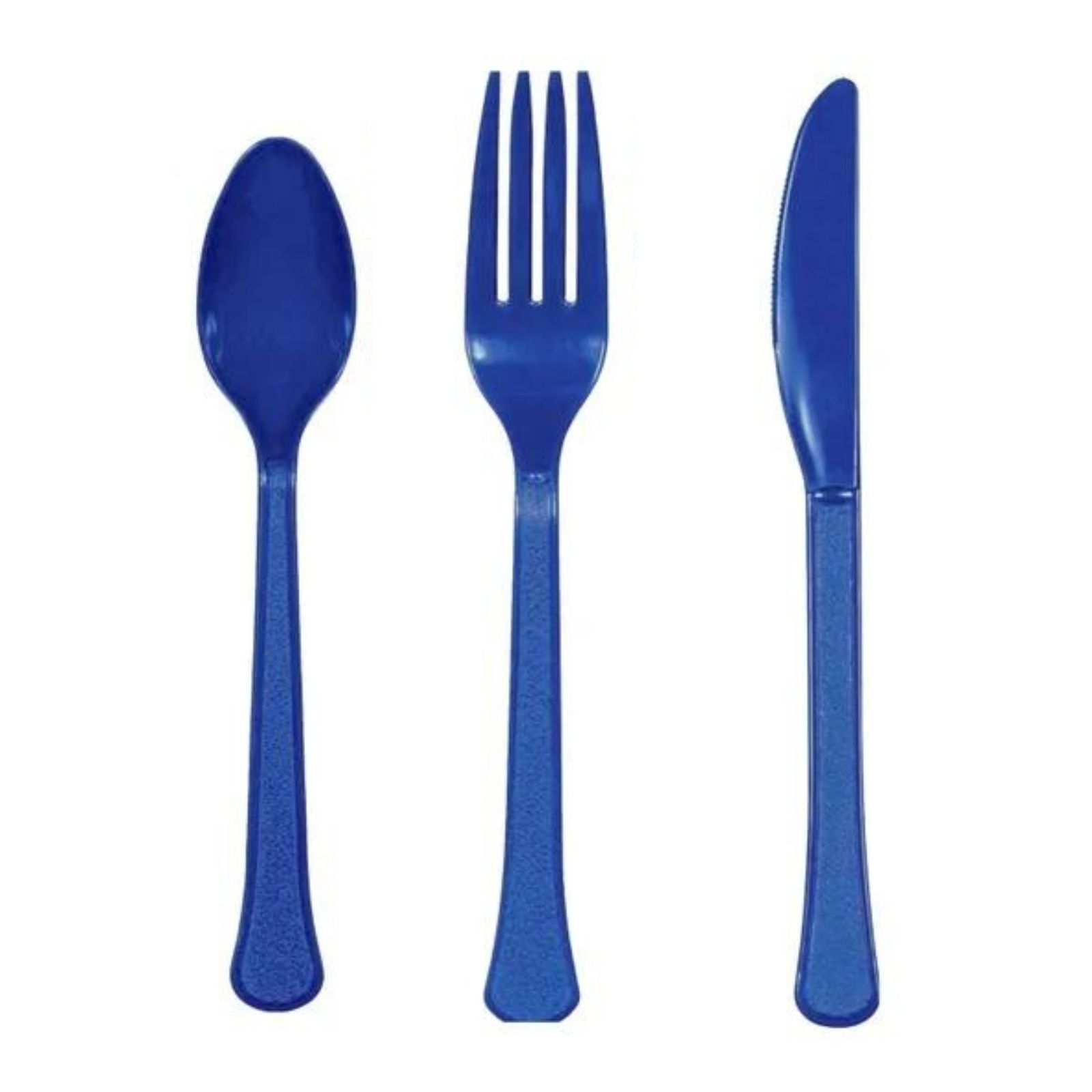 Bright Royal Blue Reusable Cutlery (Pack of 24)