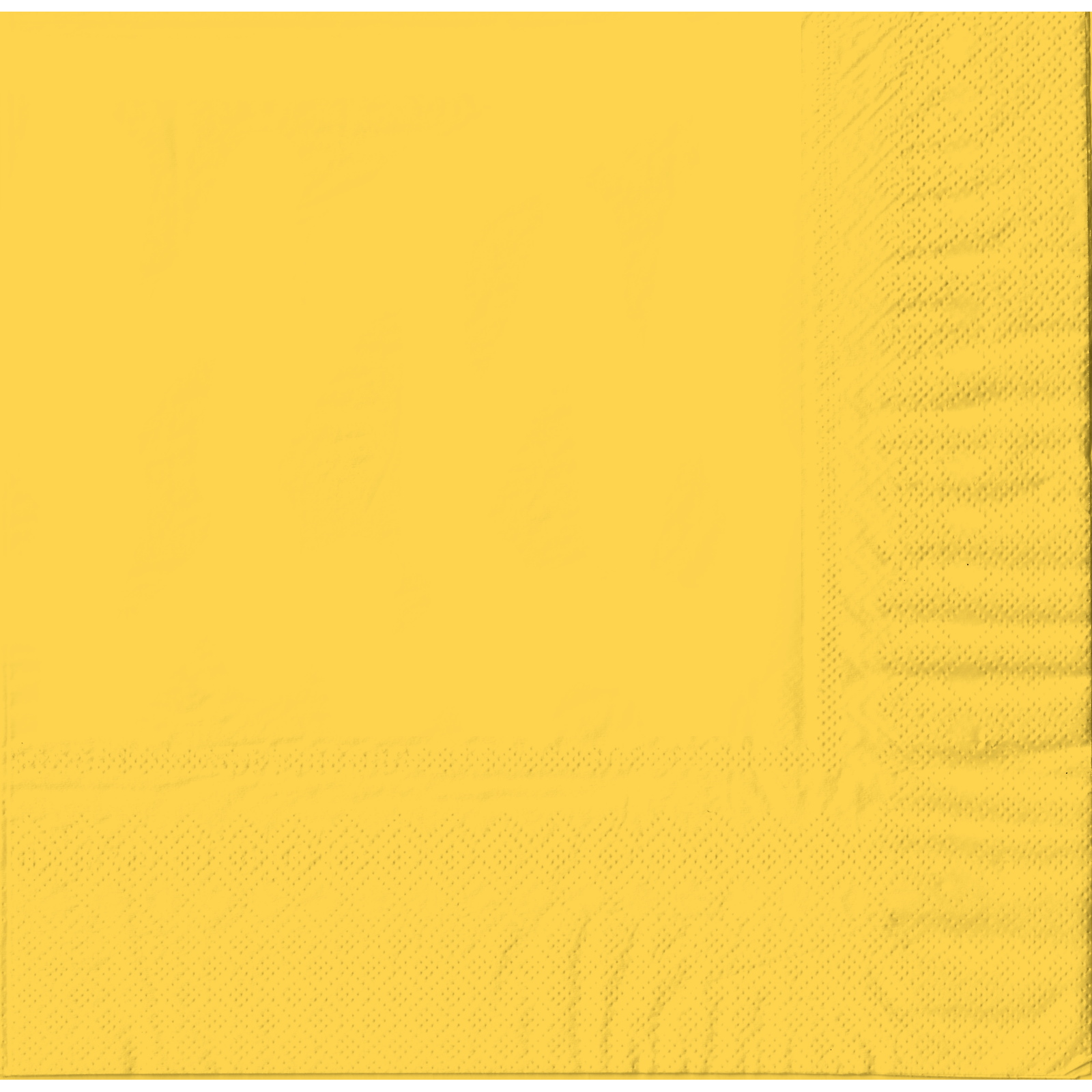 Sunshine Yellow Dinner Napkins / Serviettes (Pack of 20)