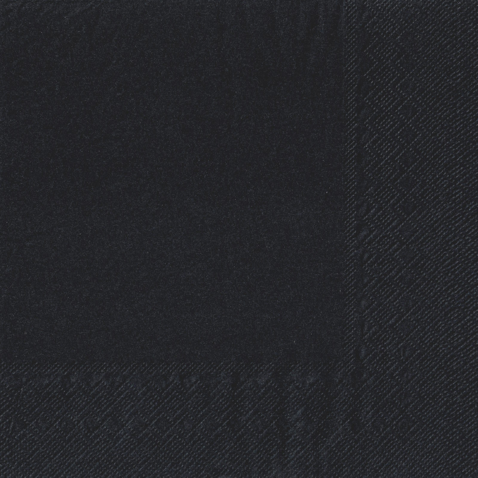Black Dinner Napkins / Serviettes (Pack of 50)