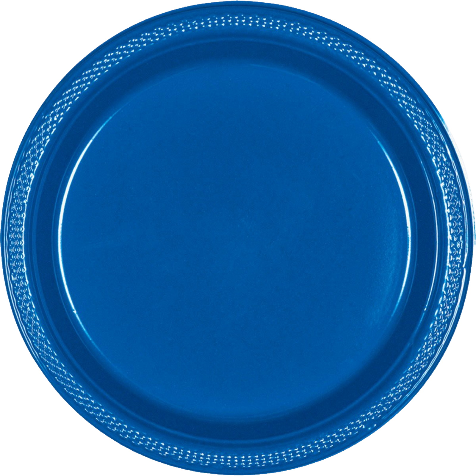 Bright Royal Blue 26cm Reusable Plates (Pack of 20)