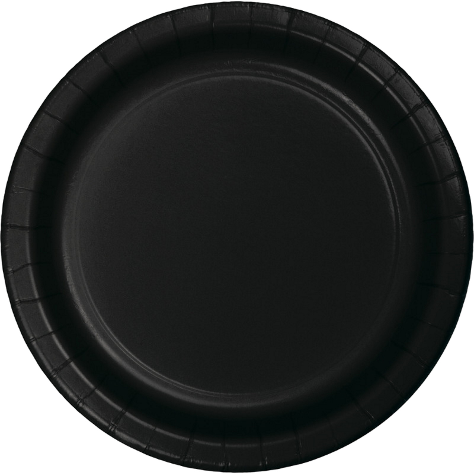 Black Velvet Paper Dinner Plates 26cm (Pack of 24) 