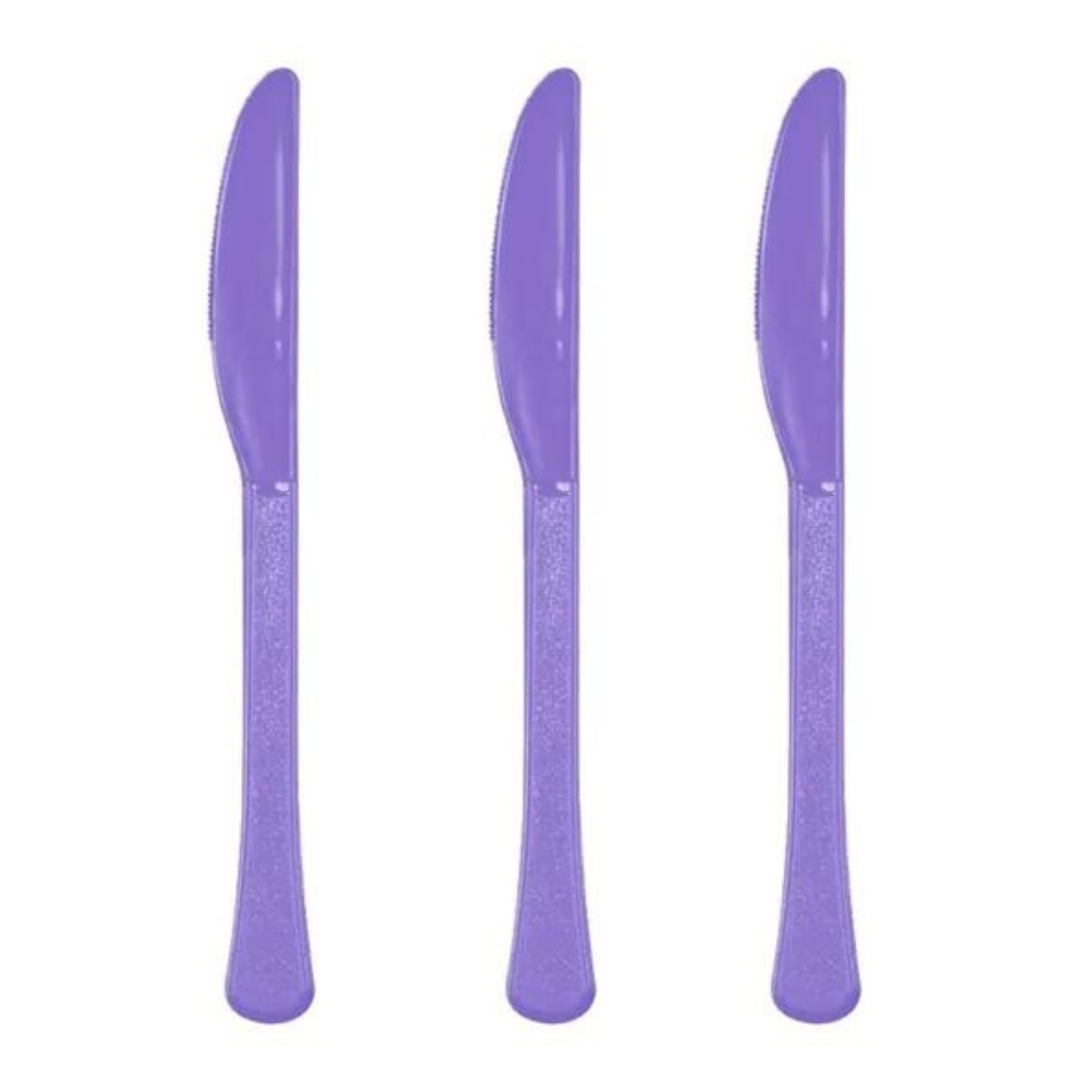 Purple Reusable Knives (Pack of 20)