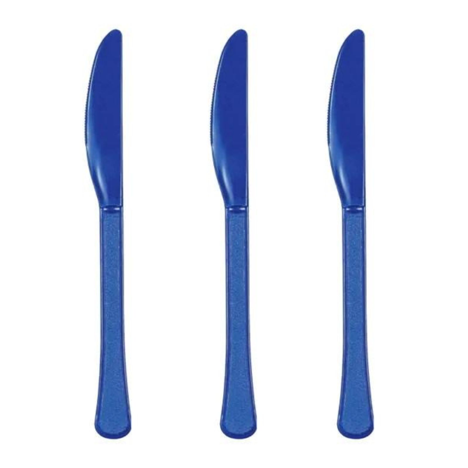 Royal Blue Reusable Knives (Pack of 20)