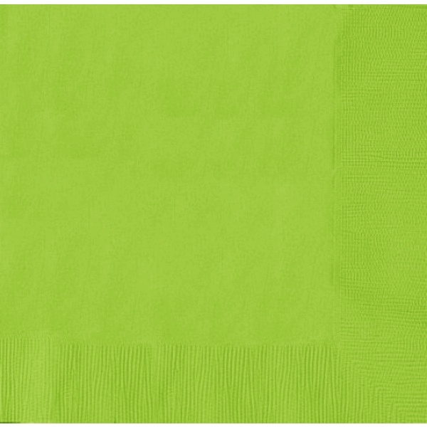 Lime Green Large Napkins (Pack of 20)