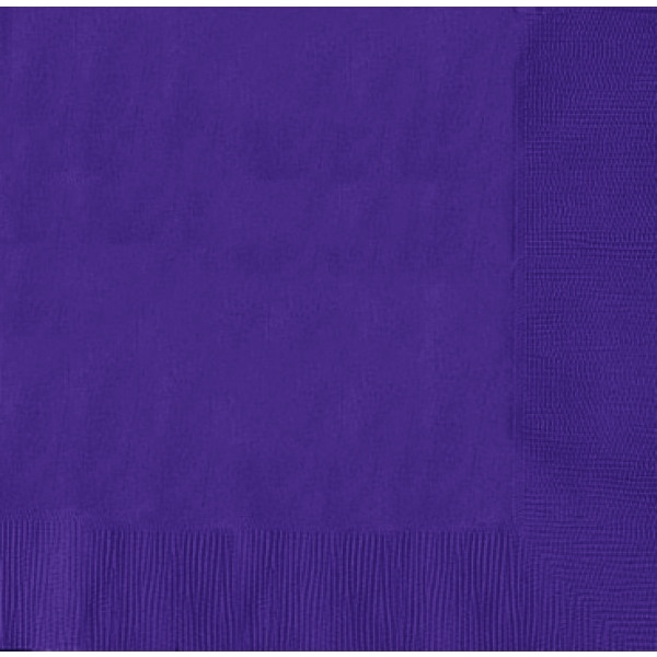 Purple Large Napkins (Pack of 20)
