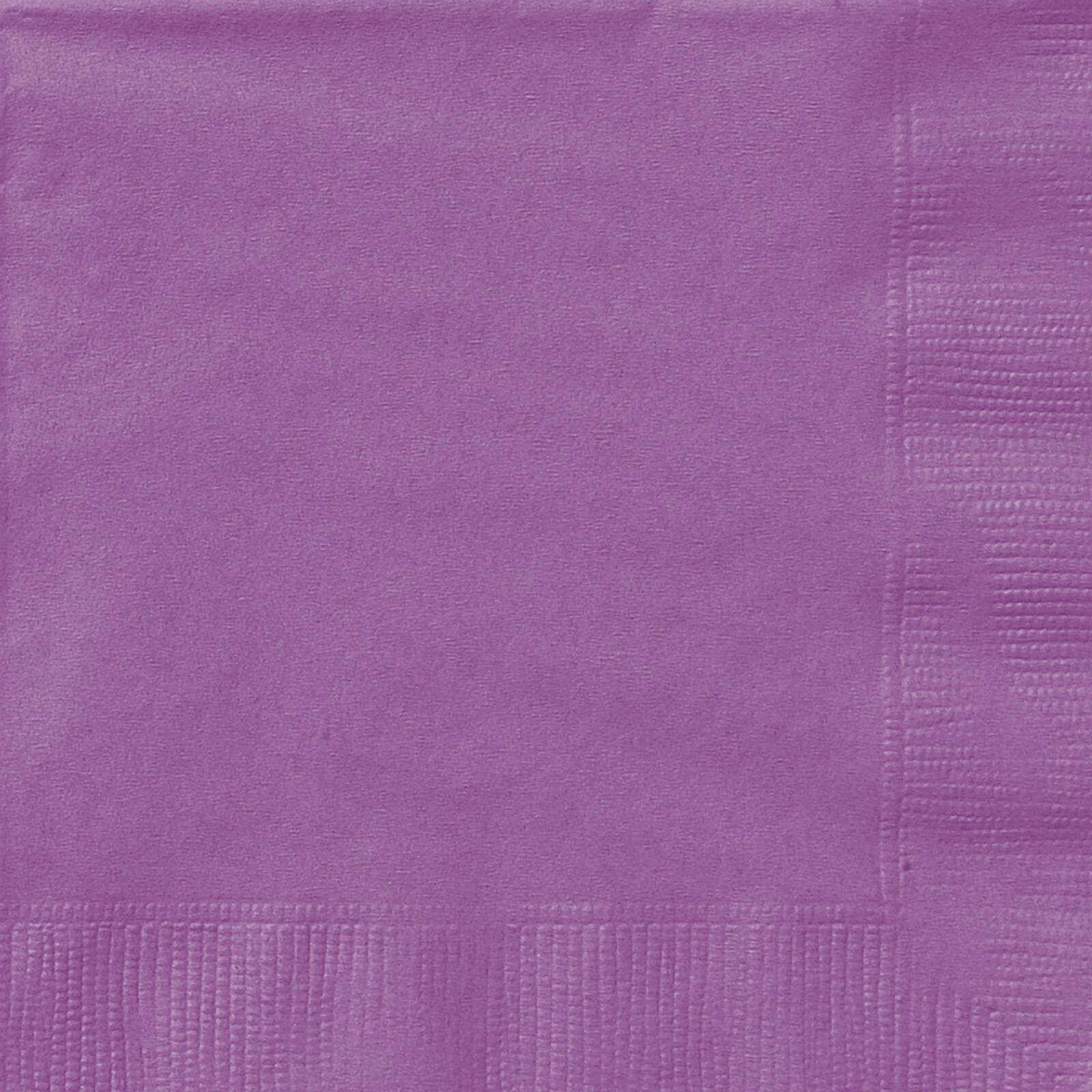 Violet Purple Large Napkins (Pack of 20)