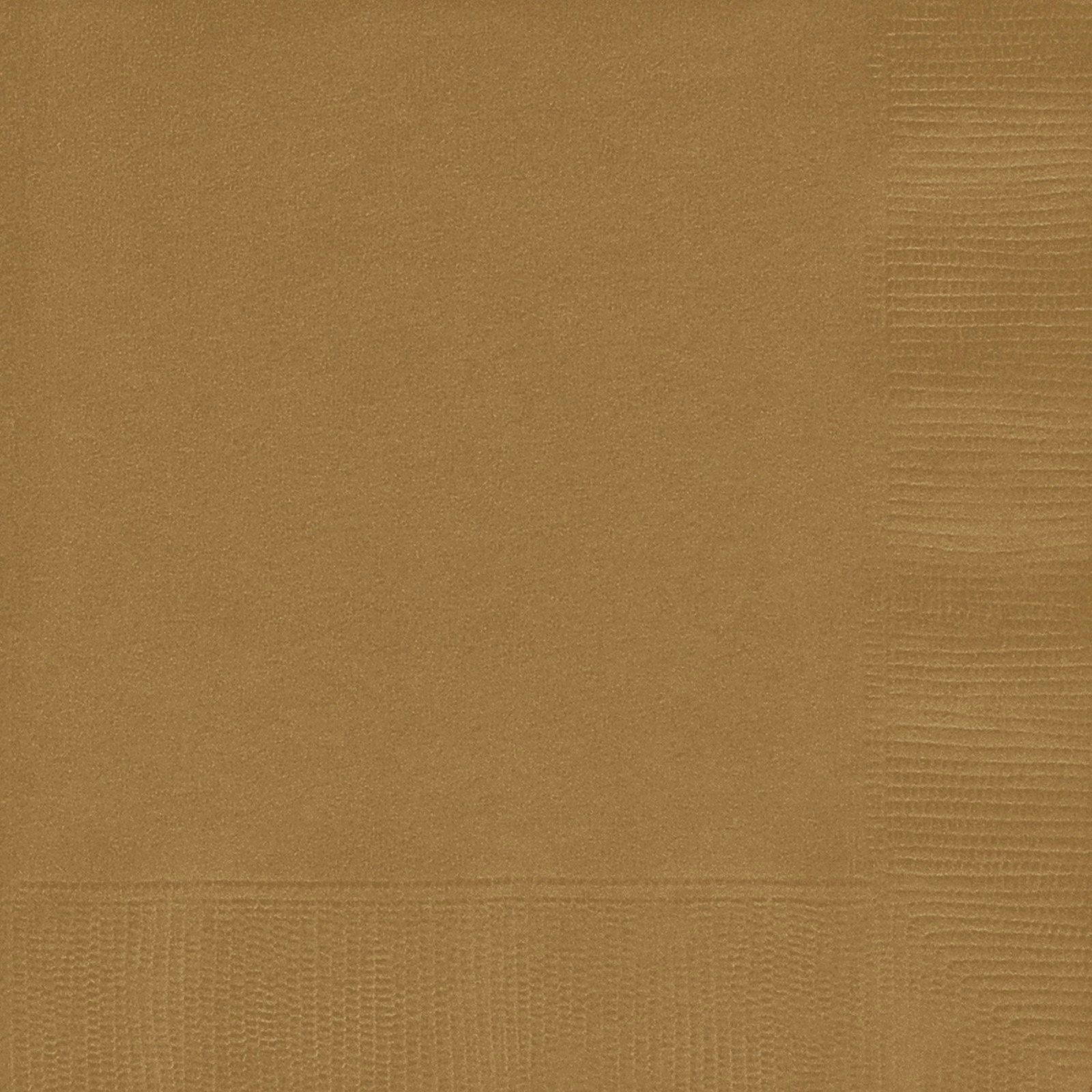 Gold Large Napkins / Serviettes (Pack of 50)