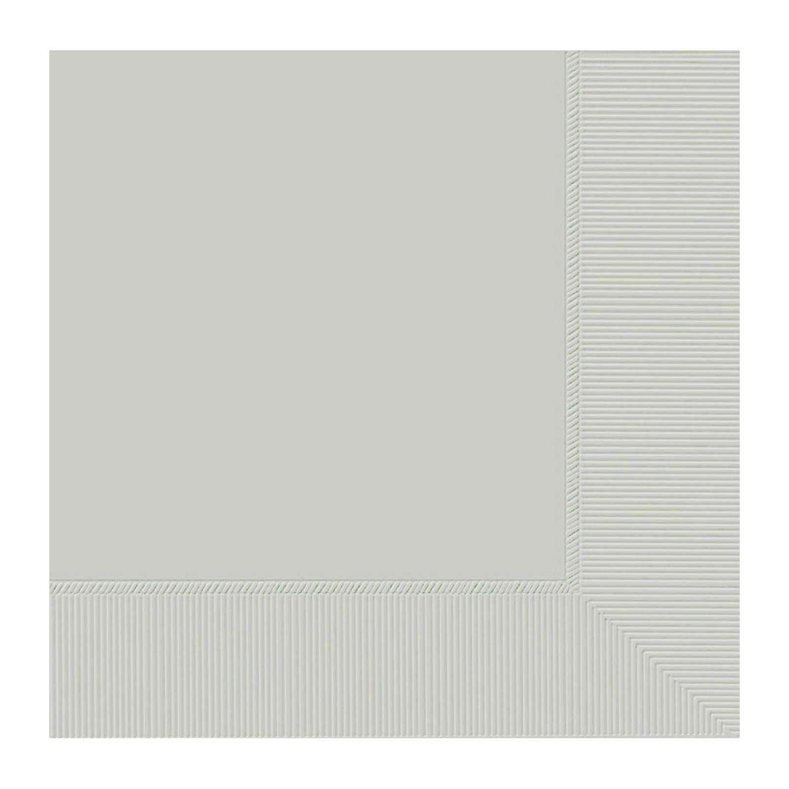 Amscan Silver Luncheon Napkins / Serviettes (Pack of 20)