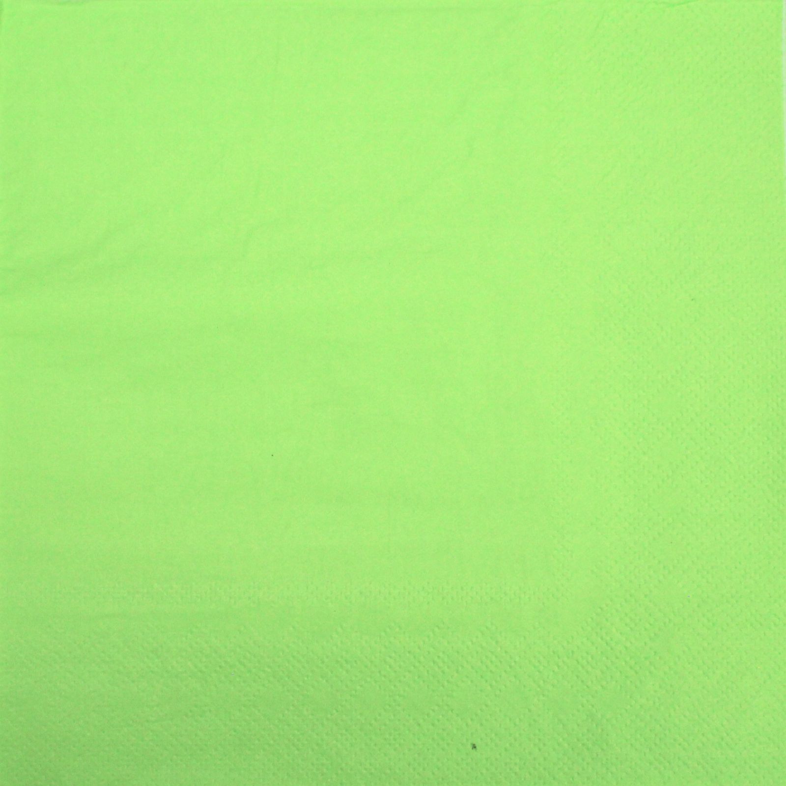 Light Lime Green Large Napkins / Serviettes (Pack of 30)