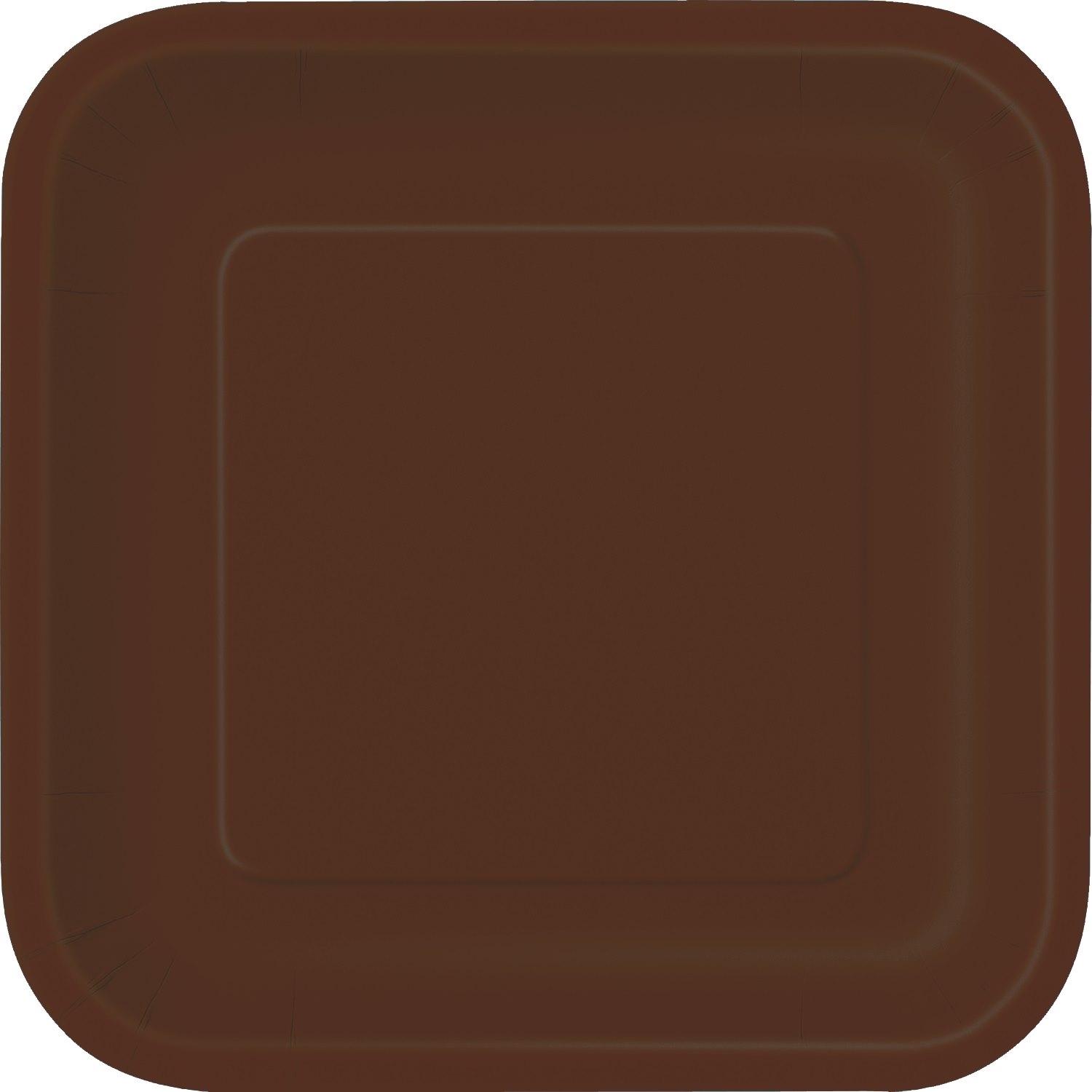 Brown Large Paper Plates (Pack of 14)