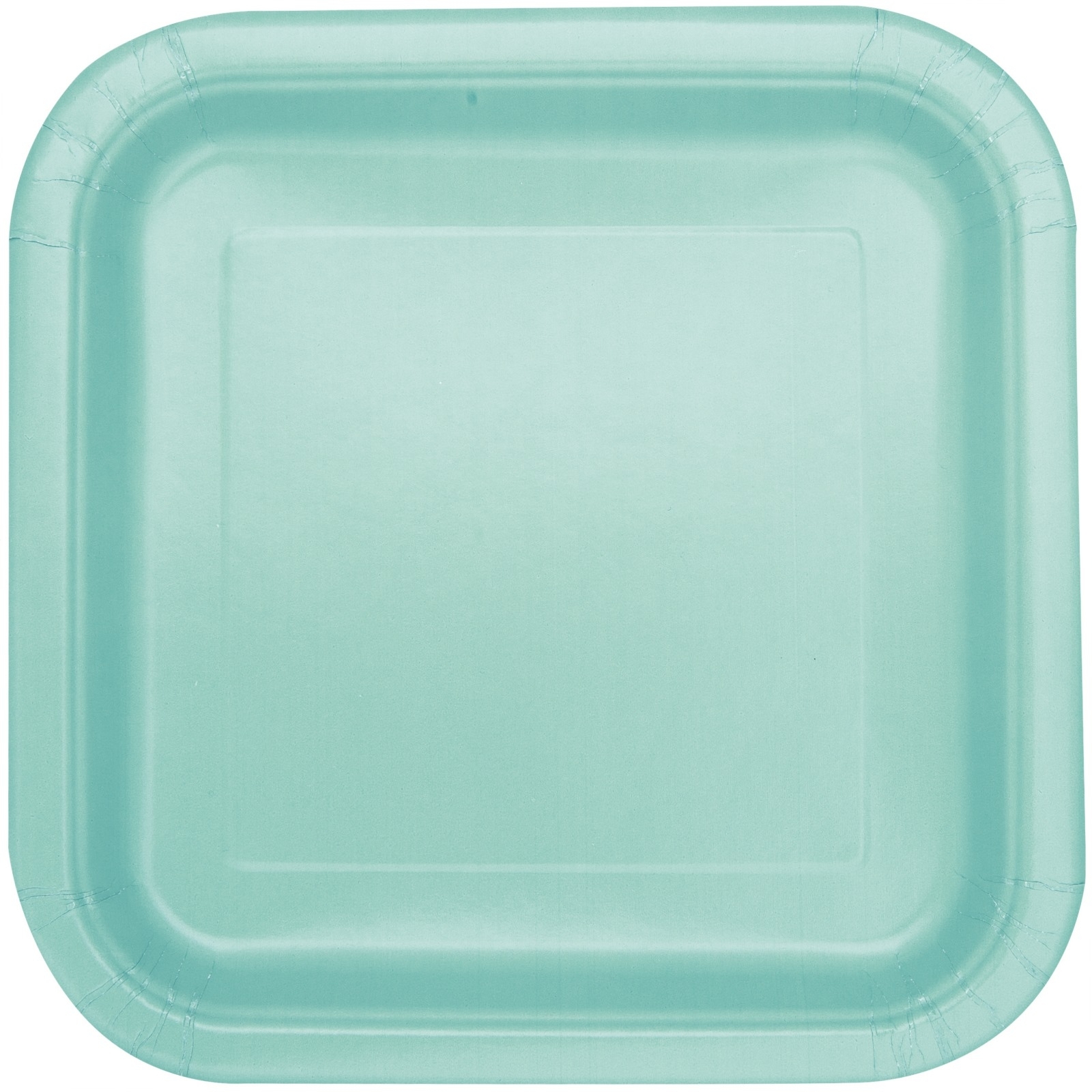 Mint Green Large Paper Plates (Pack of 14)