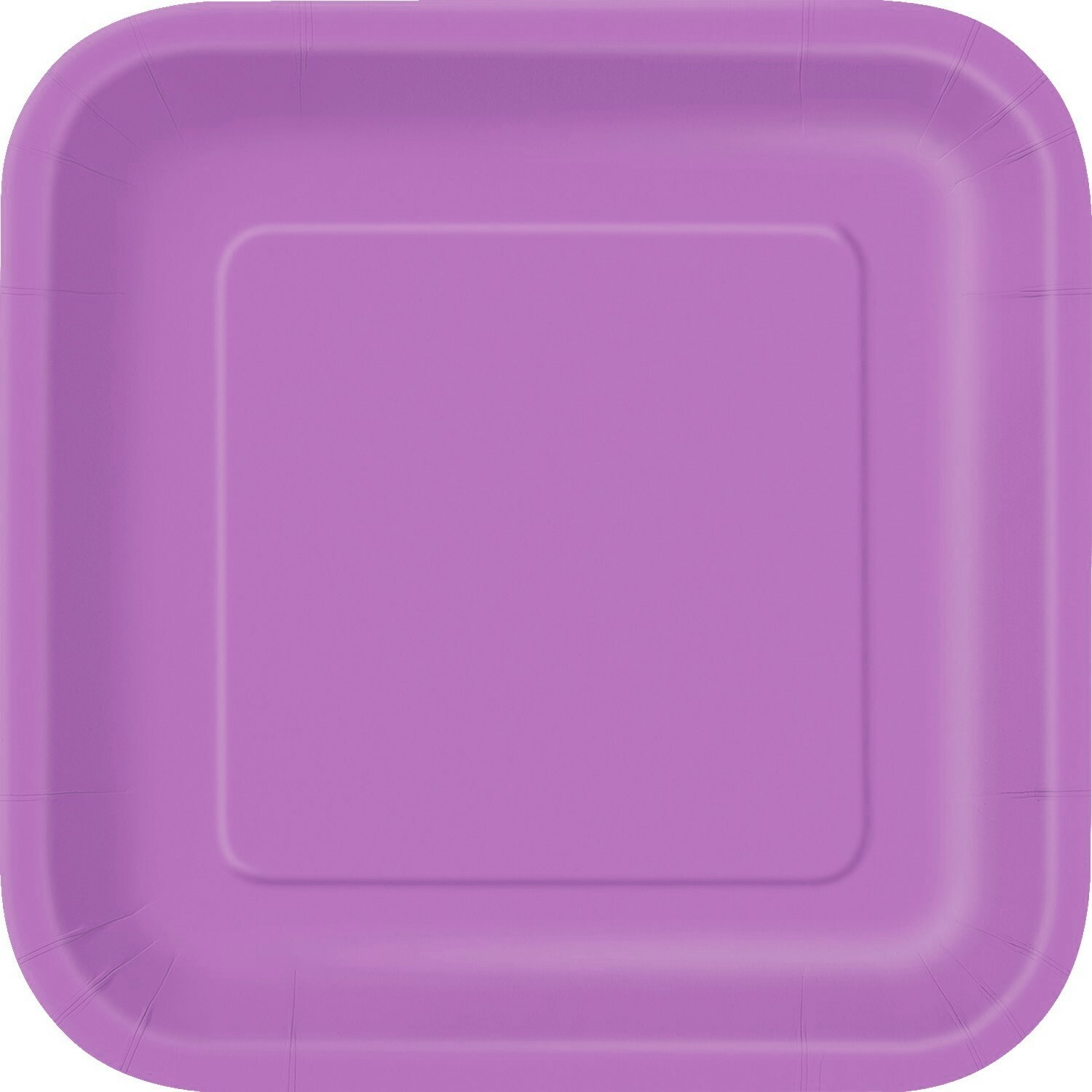 Violet Purple Large Paper Plates (Pack of 14)