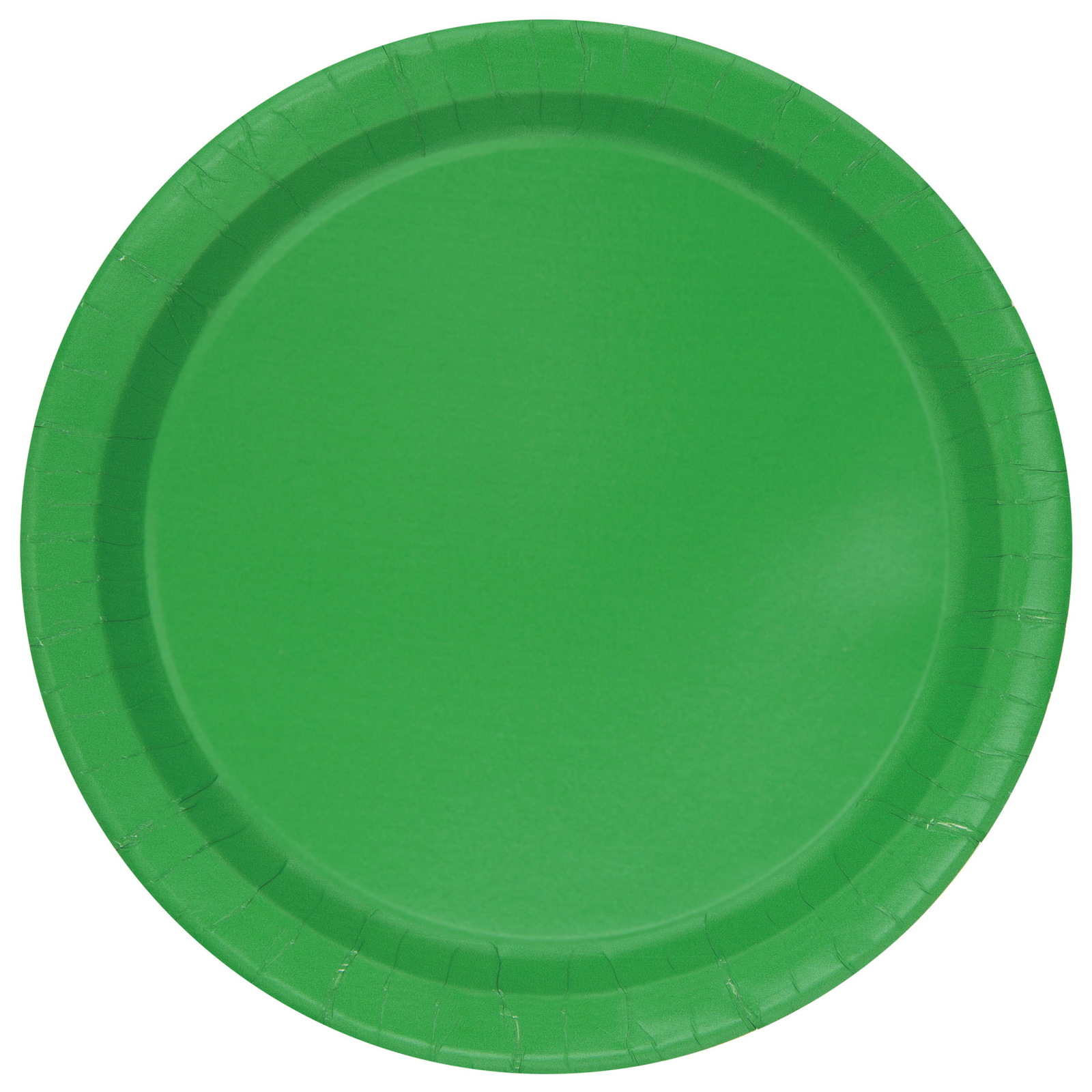 Green Large Round Paper Plates (Pack of 8)