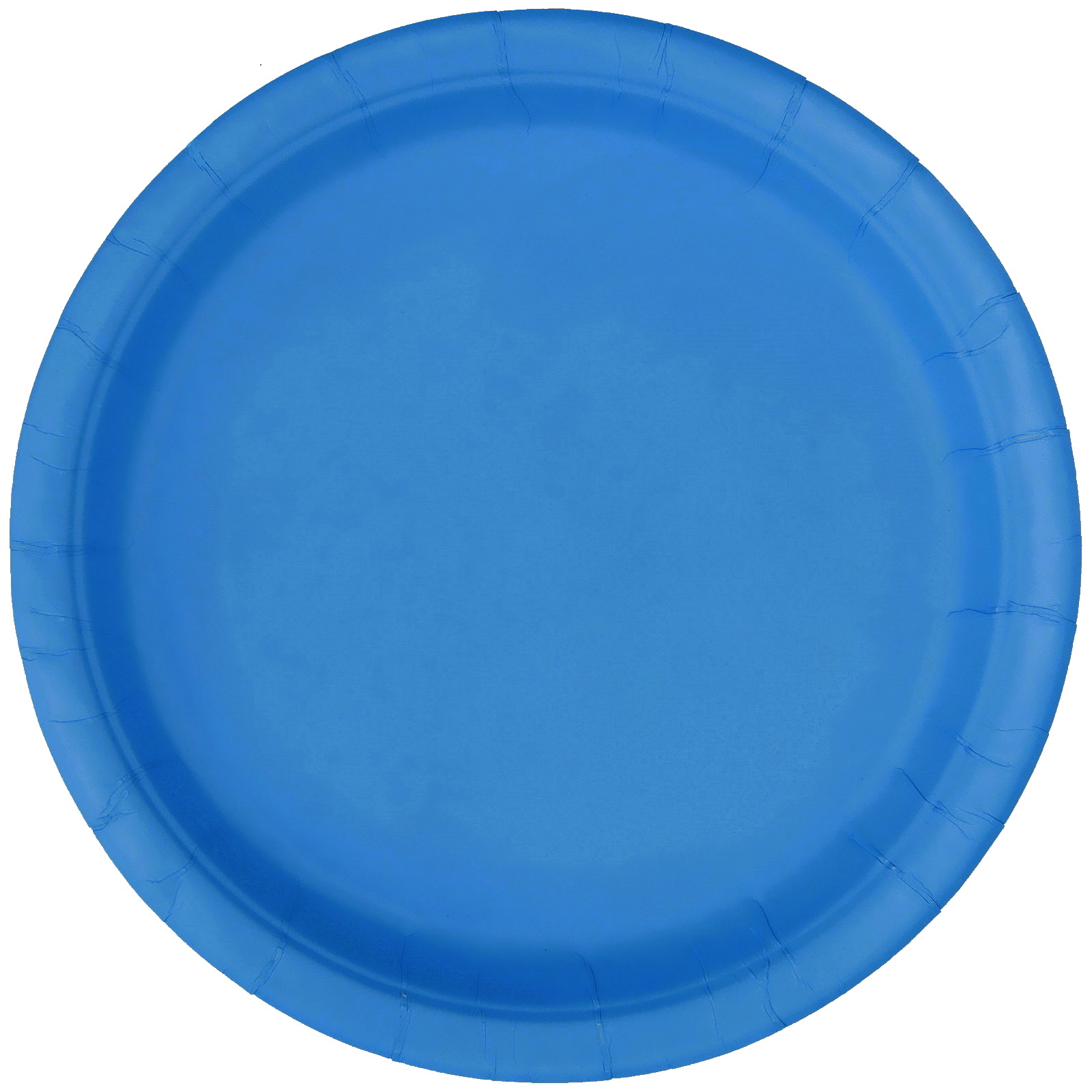 Royal Blue Round Paper Plates 22cm (Pack of 8)
