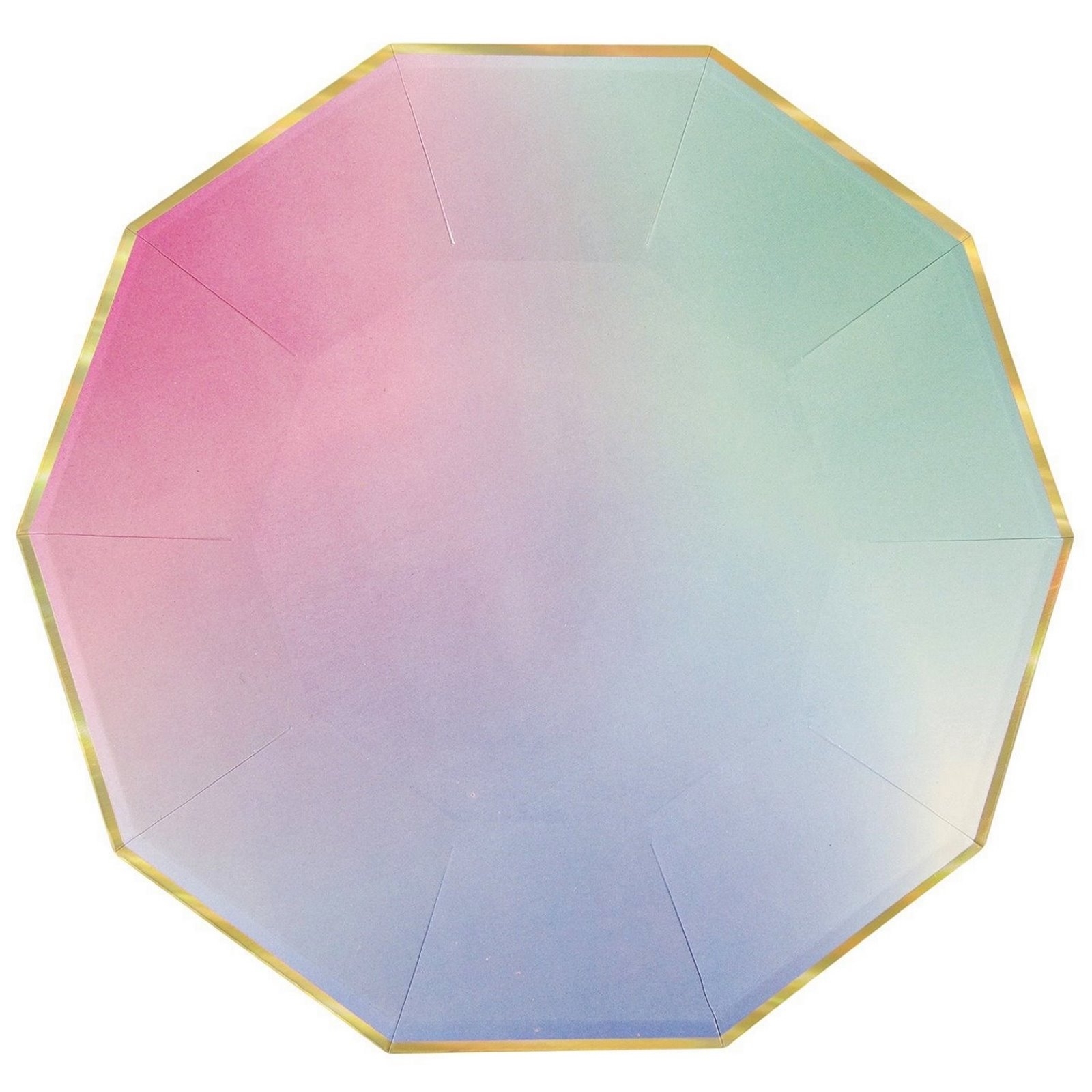 Meri Meri Ombre Large Paper Plates (Pack of 8)