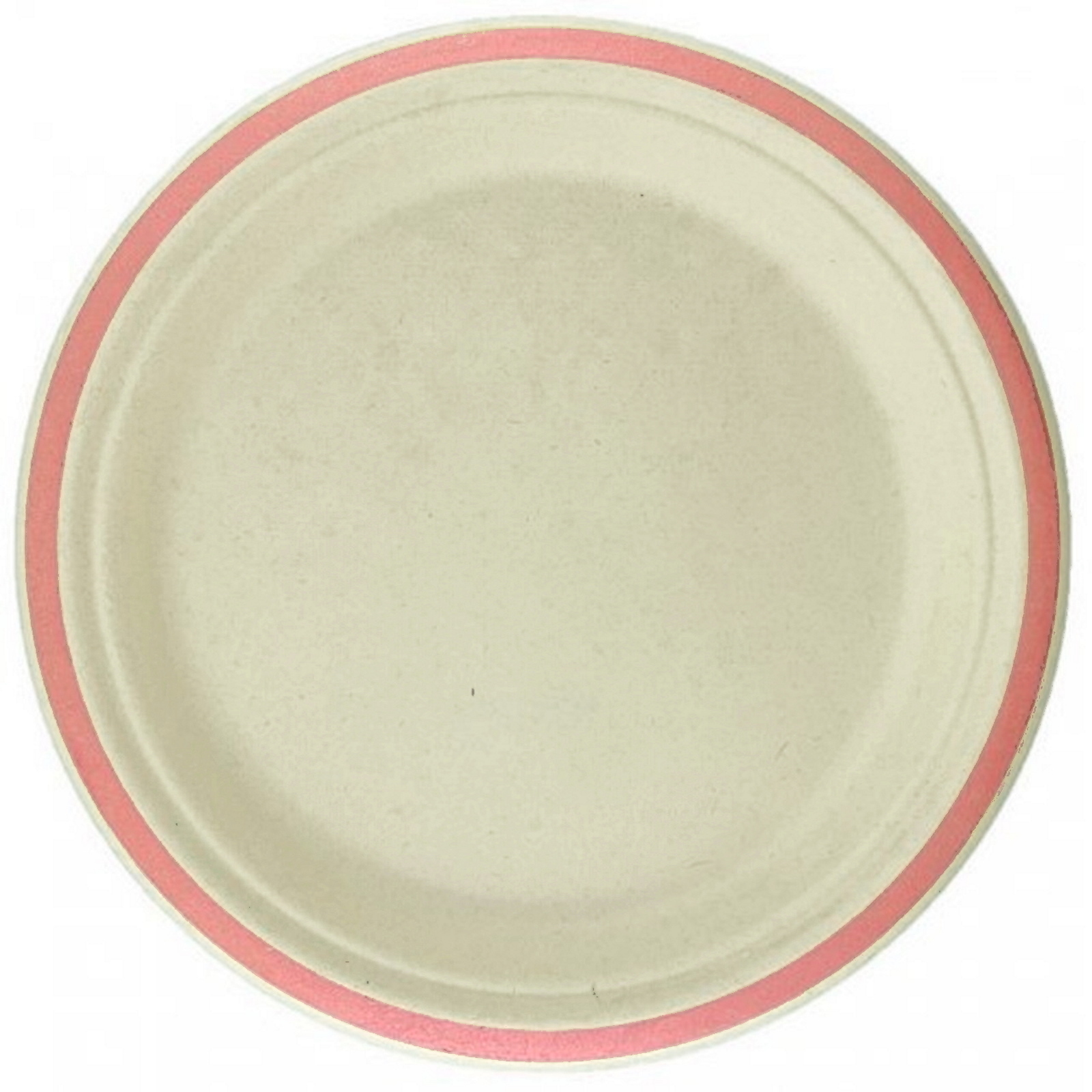 Rose Gold Rim Sugar Cane Large Plates (Pack of 10)