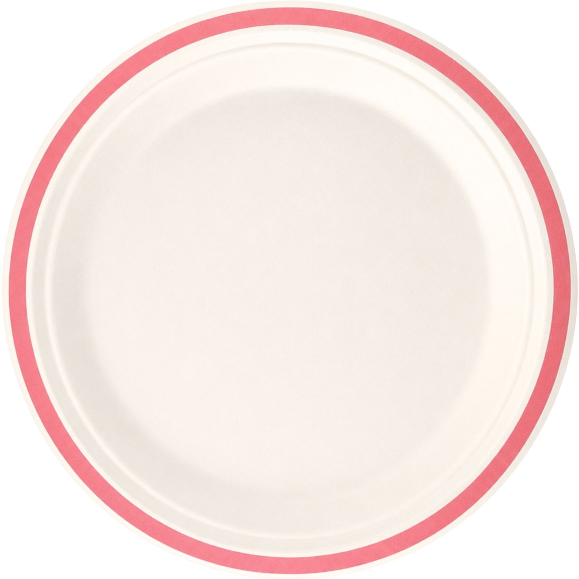Rose Gold Rim Sugar Cane Large Plates (Pack of 10)