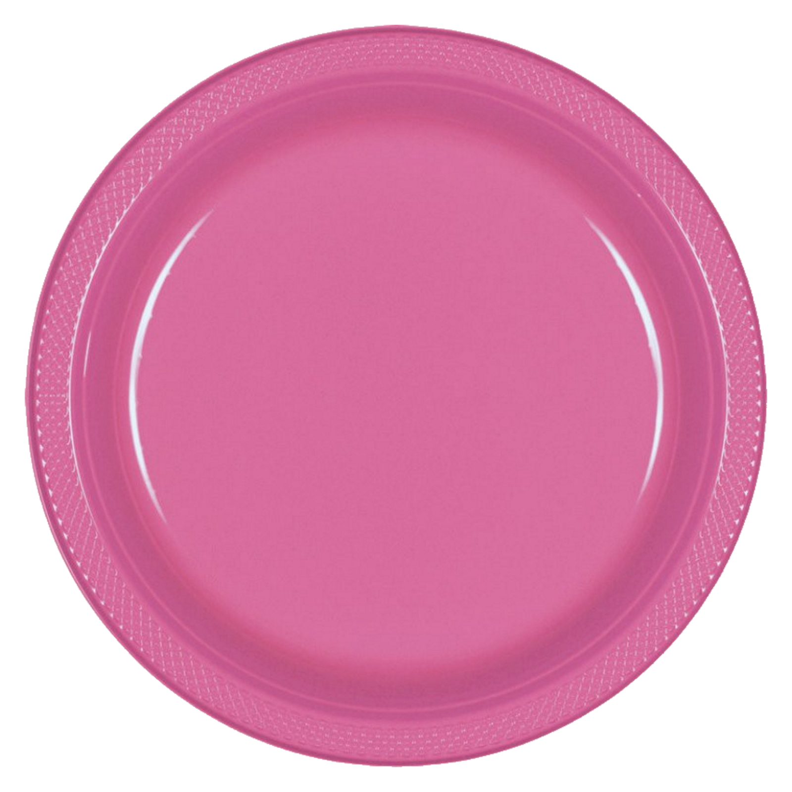 Bright Pink 23cm Reusable Plates (Pack of 20)