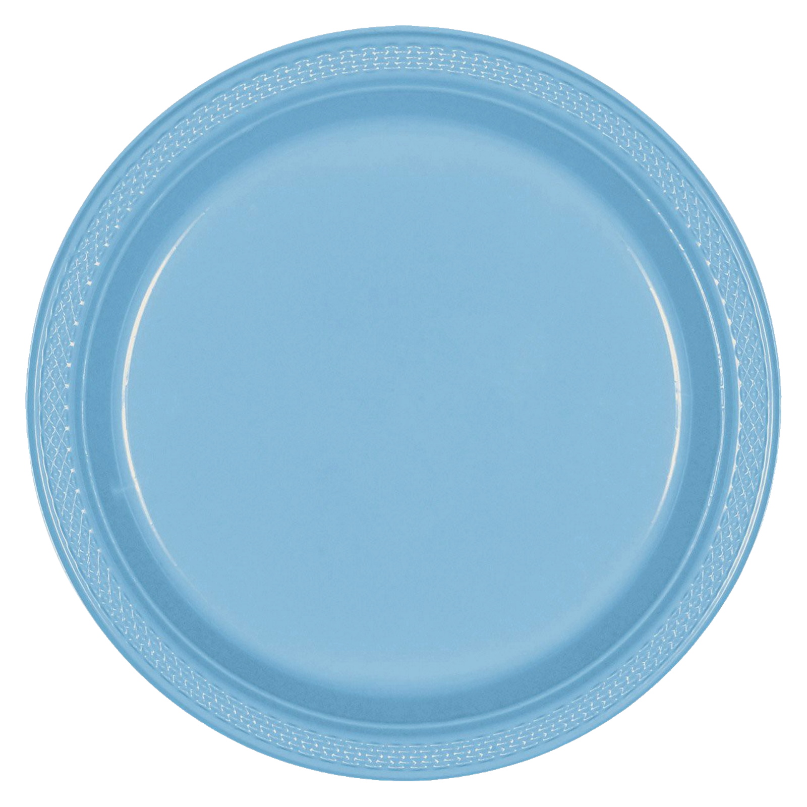 Amscan Pastel Blue 23cm Reusable Plates (Pack of 20)