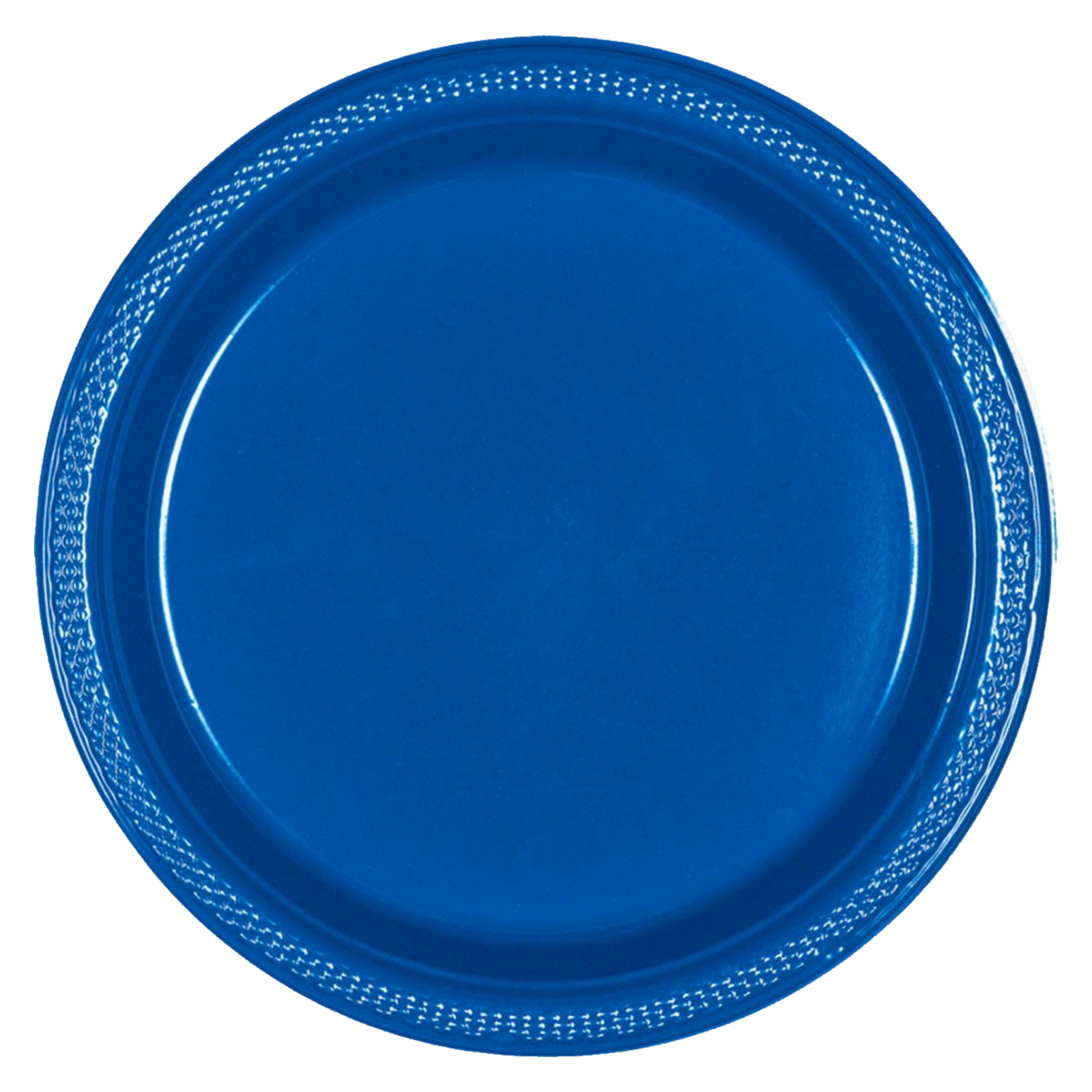 Bright Royal Blue 23cm Reusable Plates (Pack of 20)