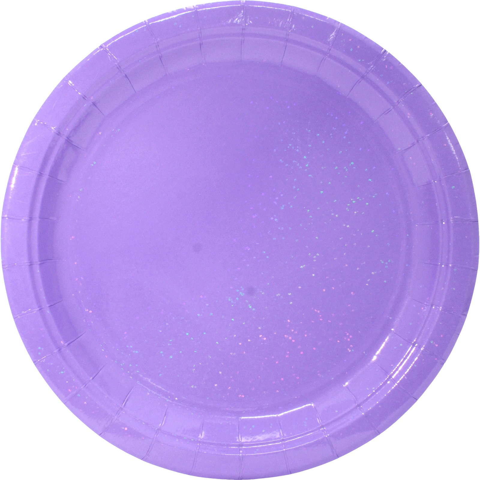 Prismatic 22cm Purple Paper Plates (Pack of 8)