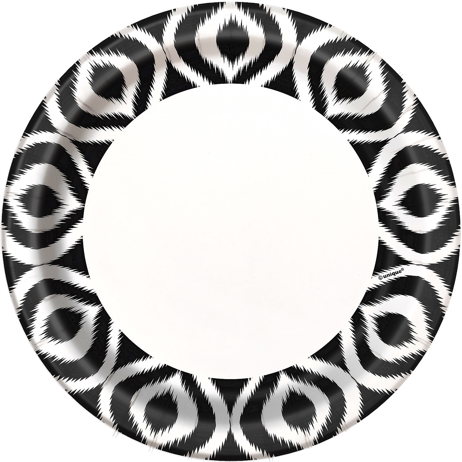 Moroccan Ikat Large Paper Plates (Pack of 8) 