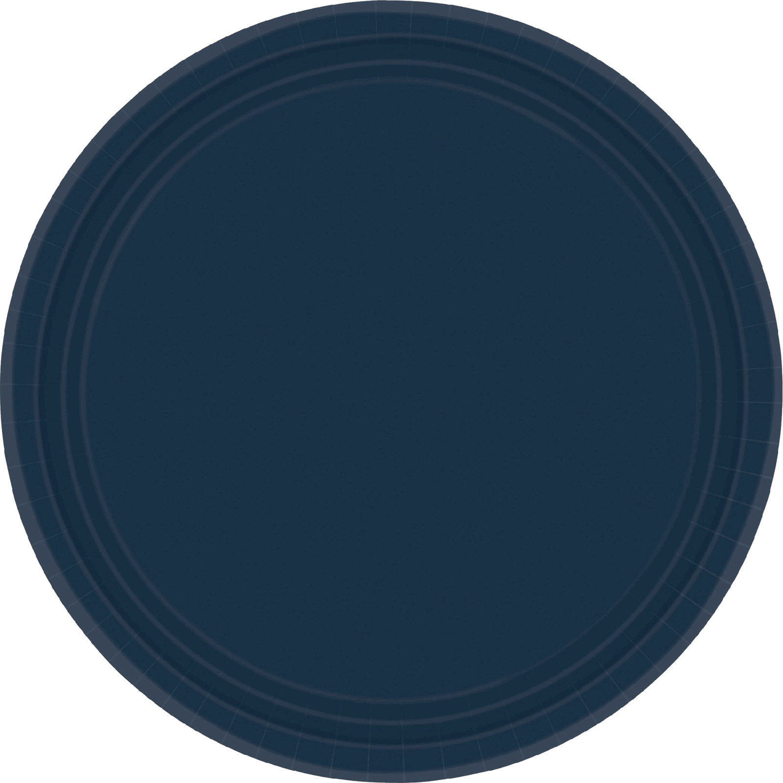 True Navy Blue Large Paper Plates (Pack of 20)