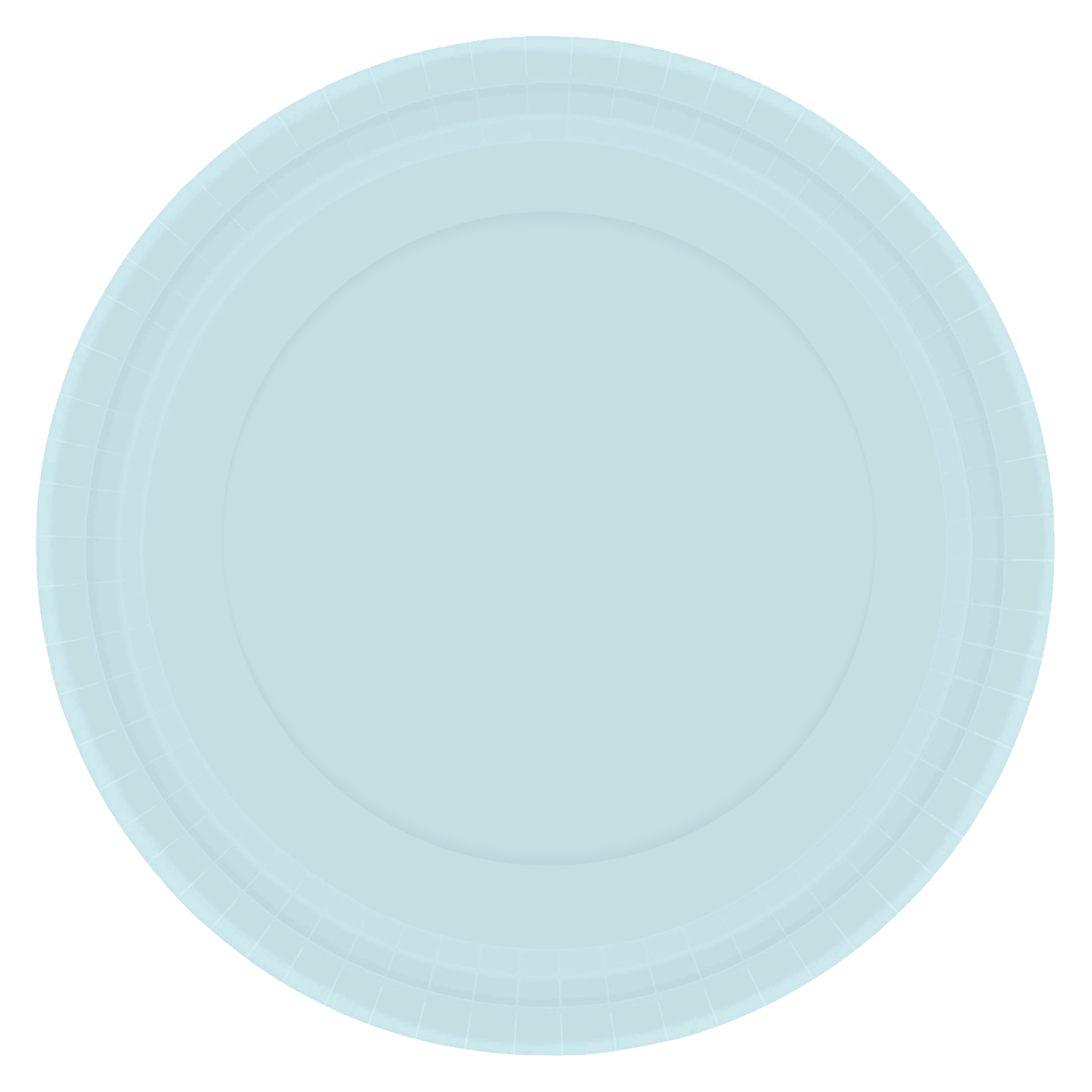 Pastel Blue 23cm Round Paper Plates NPC (Pack of 20)