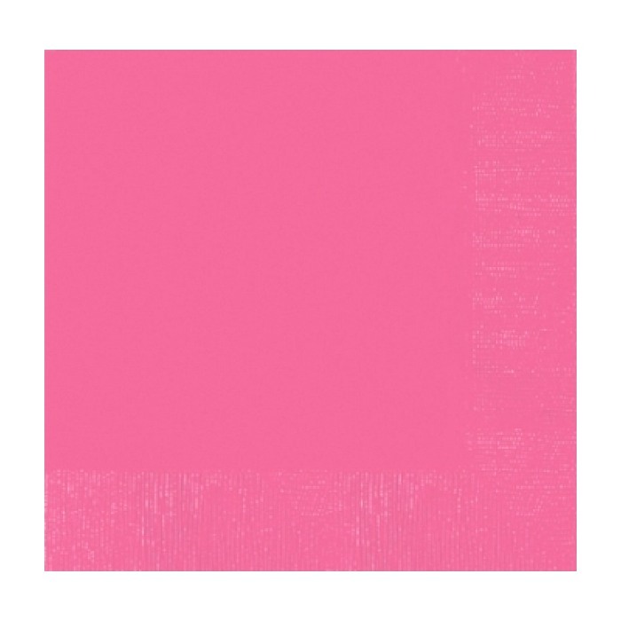 Hot Pink Small Napkins (Pack of 20)