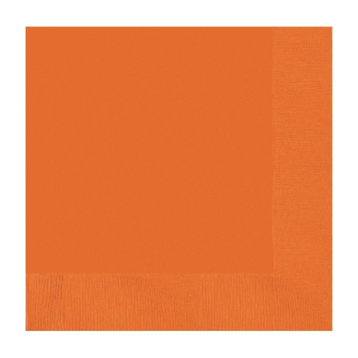 Orange Small Napkins (Pack of 20)