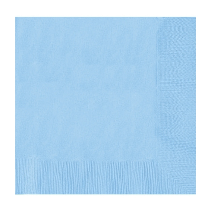Powder Blue Small Napkins (Pack of 20)
